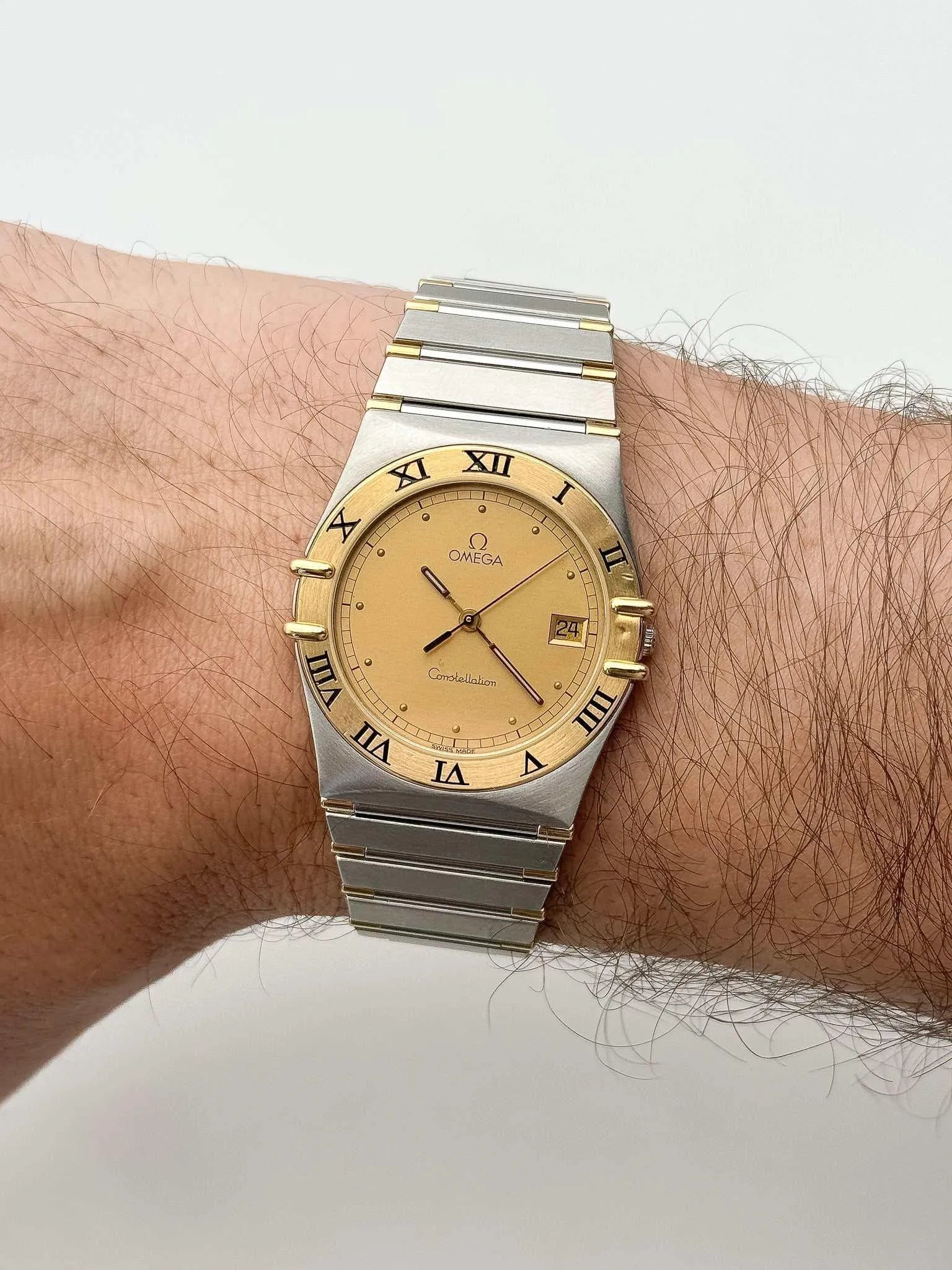 Uhr Omega Constellation gold/steel men. store 90’s