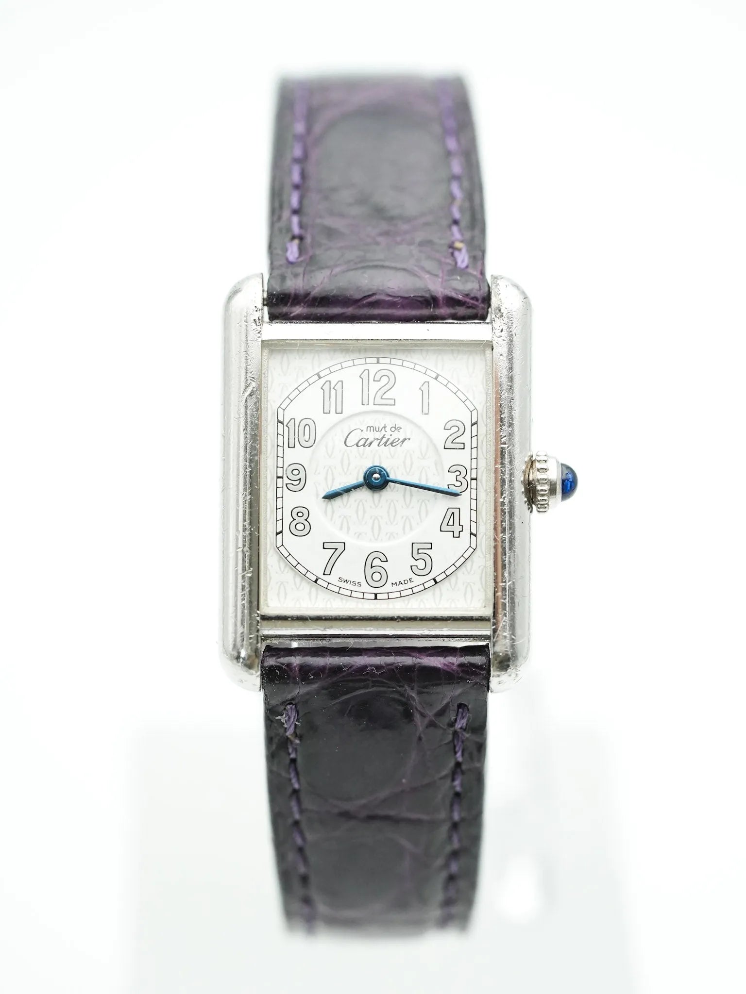 Cartier - Tank Must SM Argent massif avec boucle déployante - 1990s