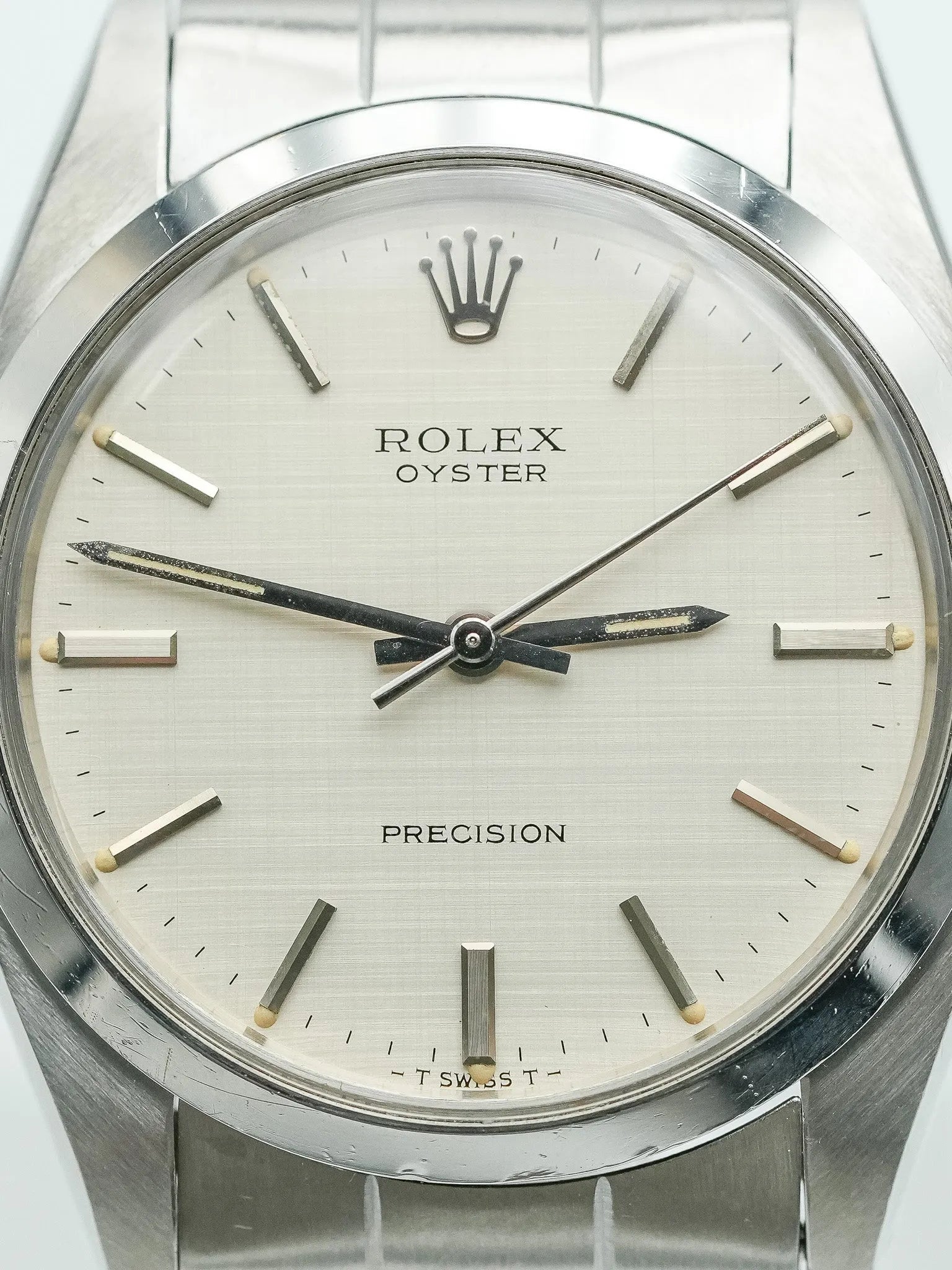 Rolex - Oyster Extra fino 6426 Esfera plata lin - 1971 