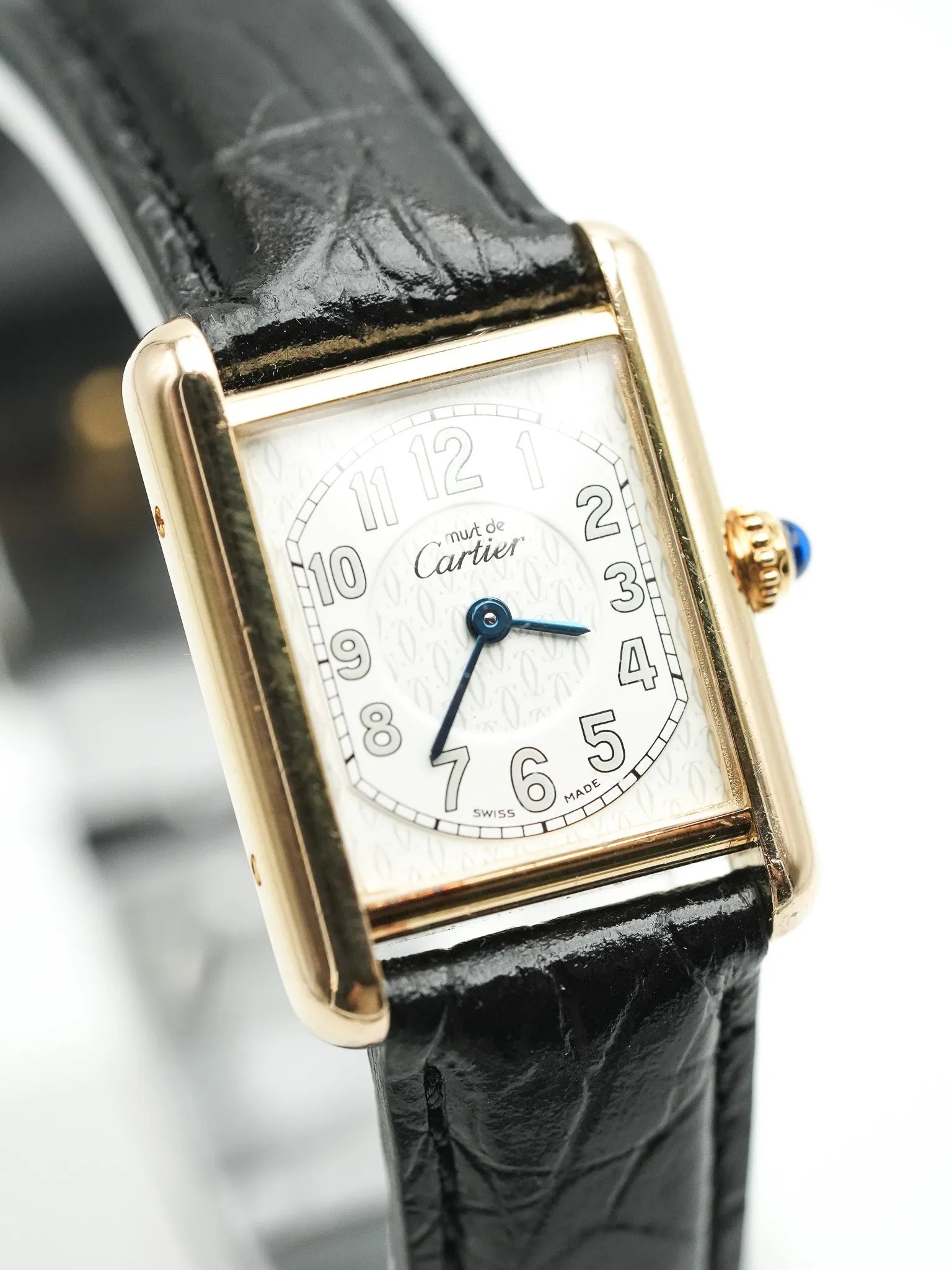 Cartier - Tank Must SM Vermeil Cadran Chiffre Arabes - 1990s