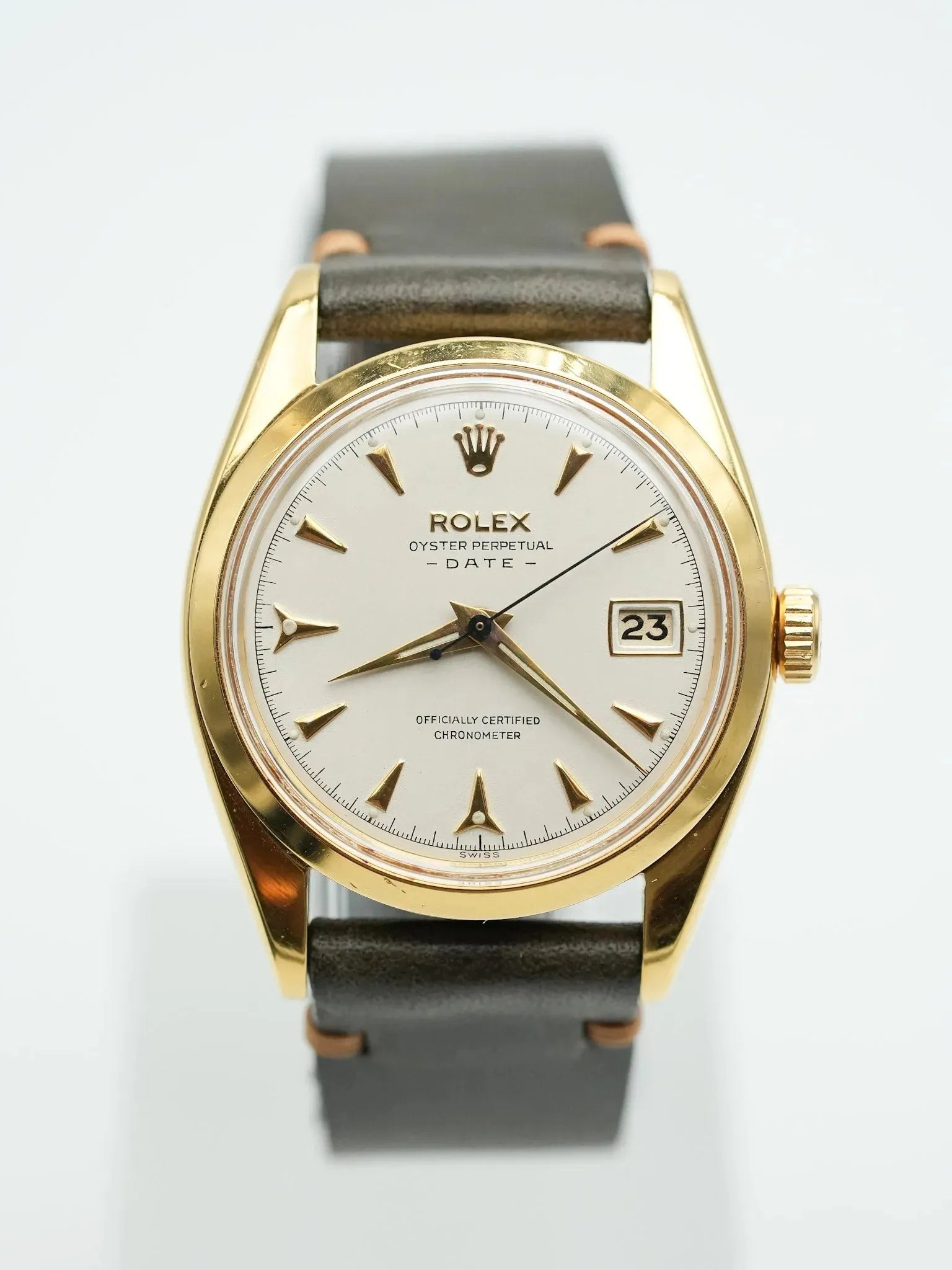 Rolex - Oyster Perpetual Date Plaqué or 6530 COSC - 1954 