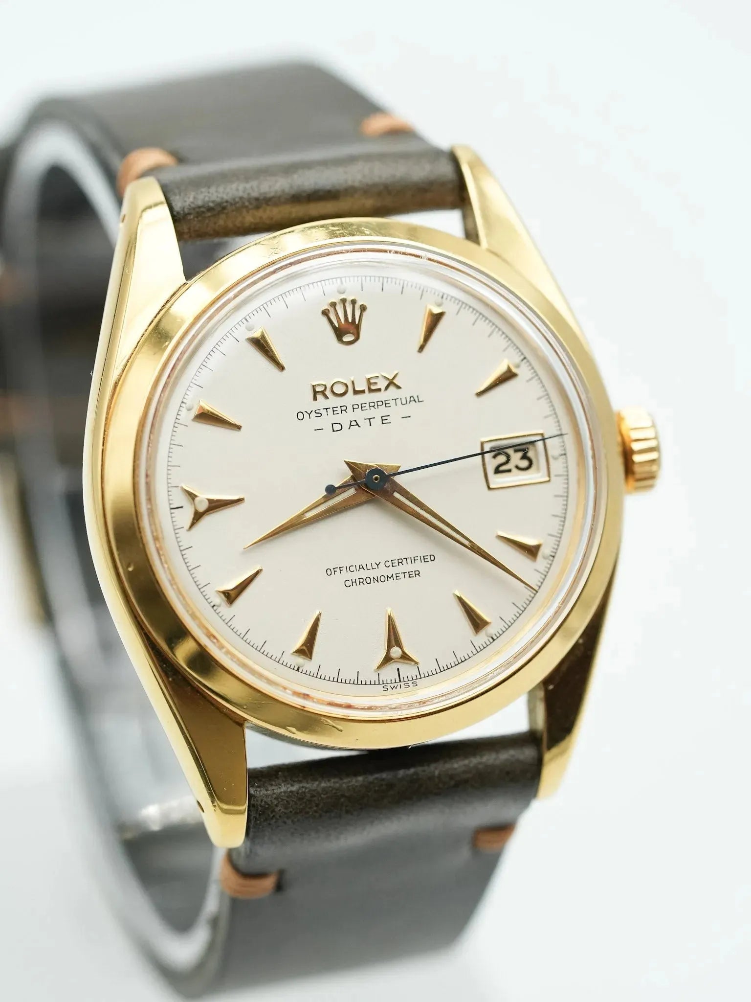 Rolex - Oyster Perpetual Date Plaqué or 6530 COSC - 1954 