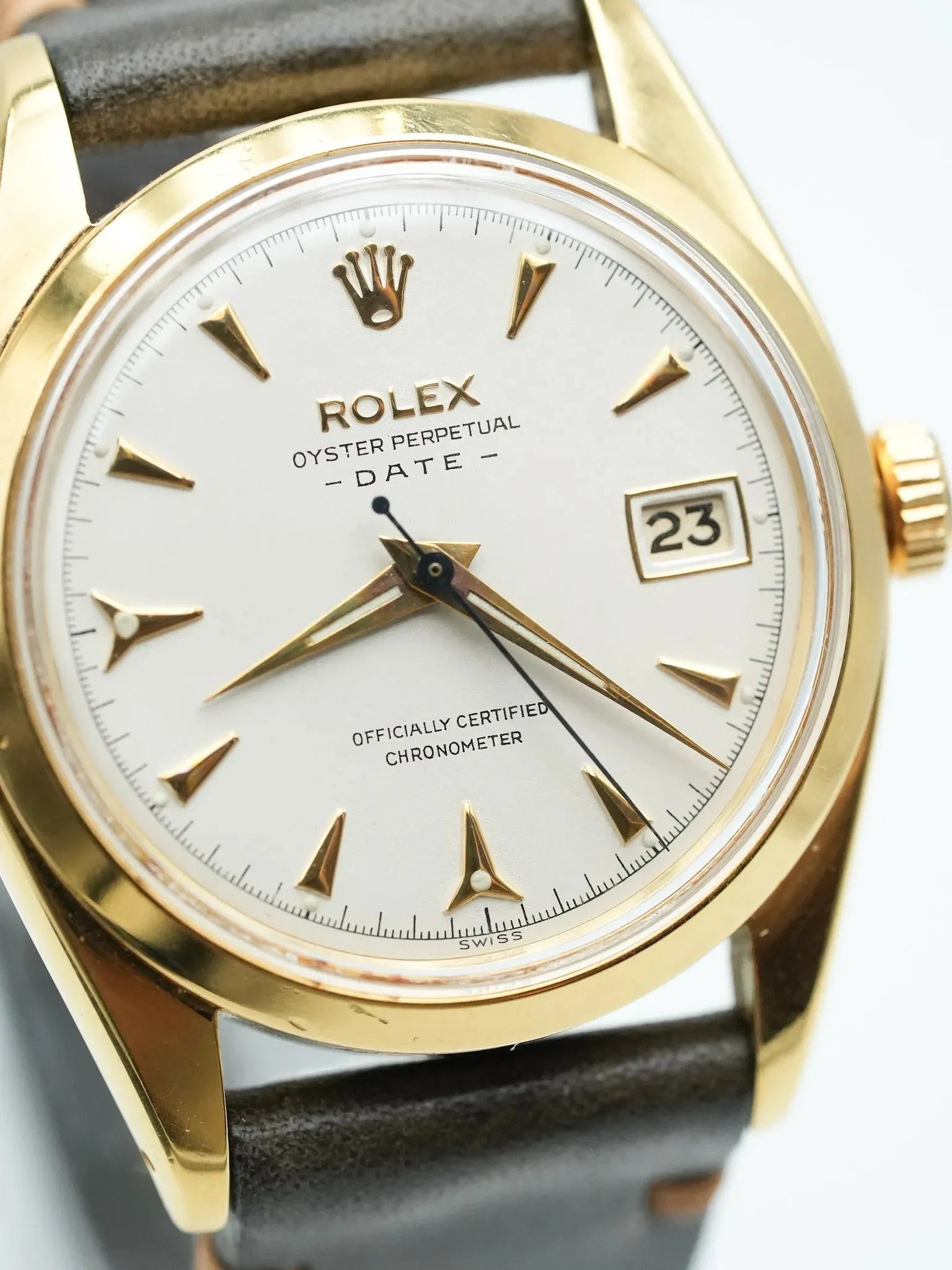 Rolex - Oyster Perpetual Date Plaqué or 6530 COSC - 1954 