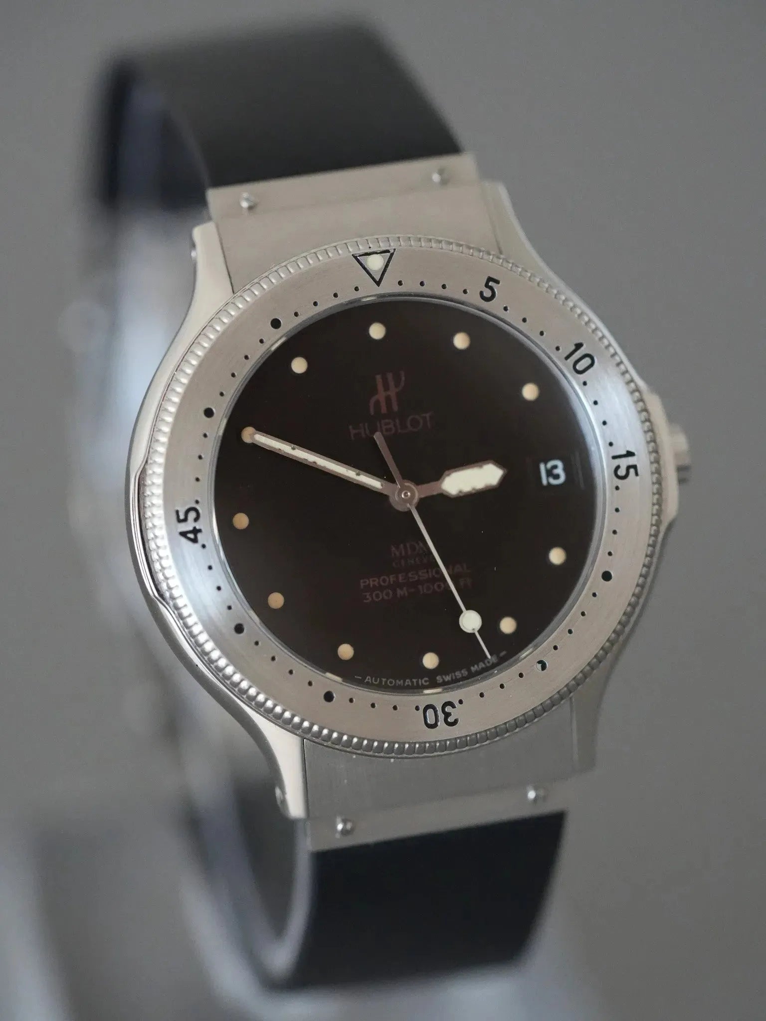 Hublot - MDM Acero Automático Profesional 300m - 1990s 