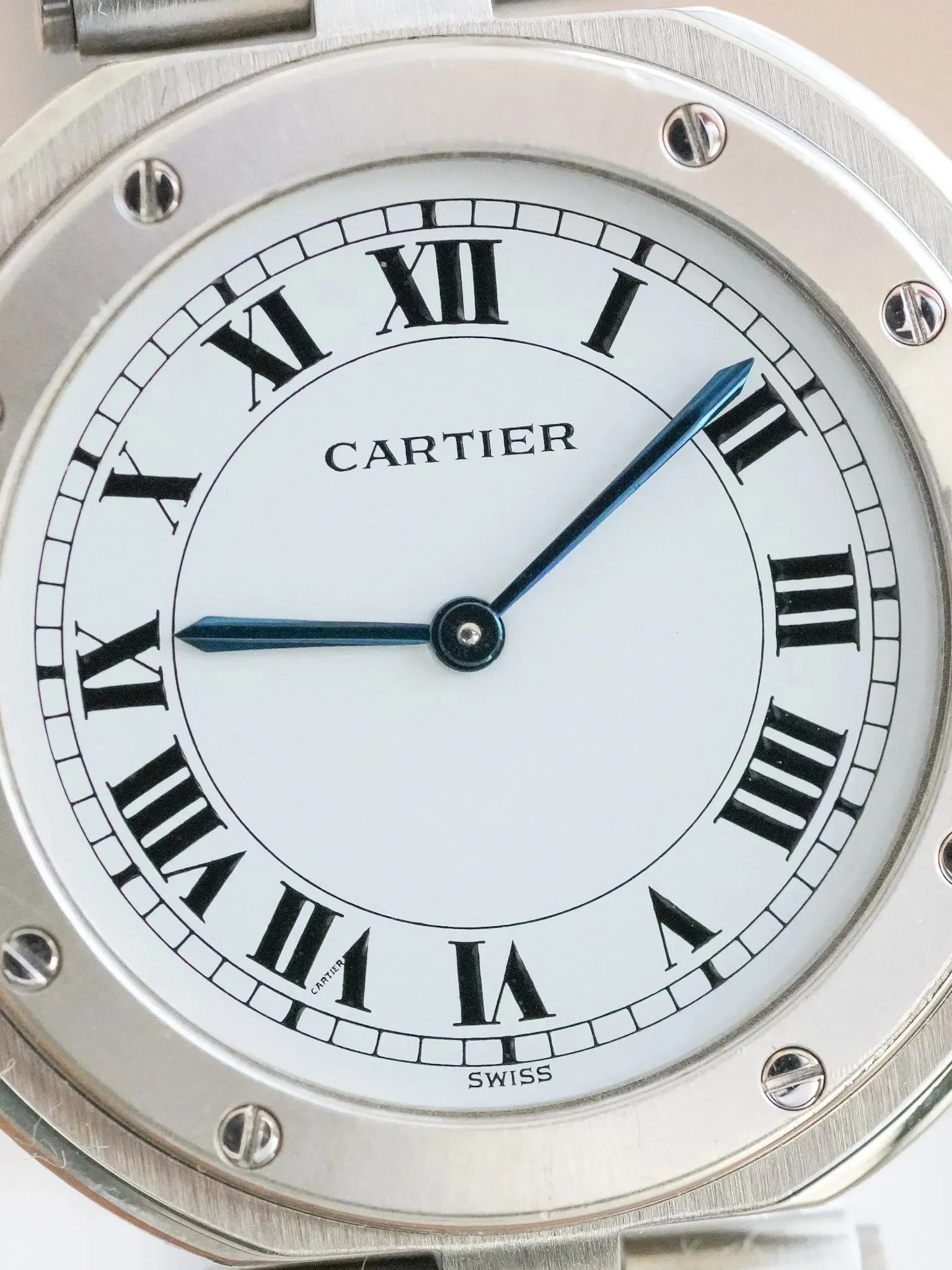 Cartier - Santos Ultra thin Steel - 1980s 