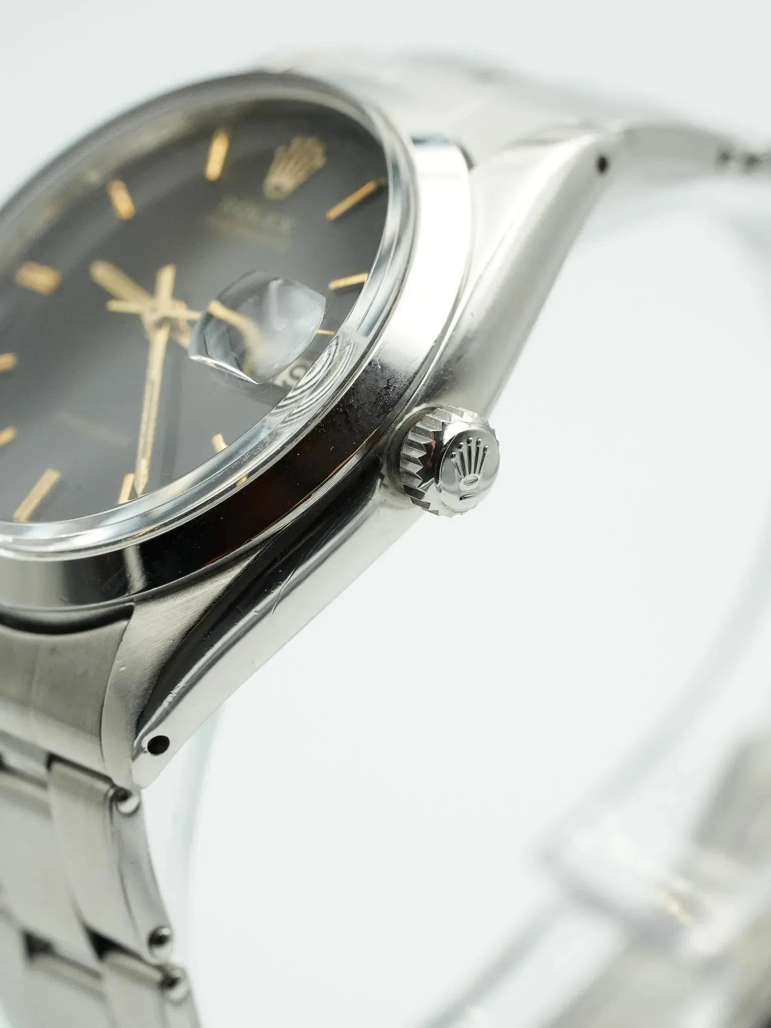 Rolex - Oysterdate Precision Black Date Gold Index - 1954 