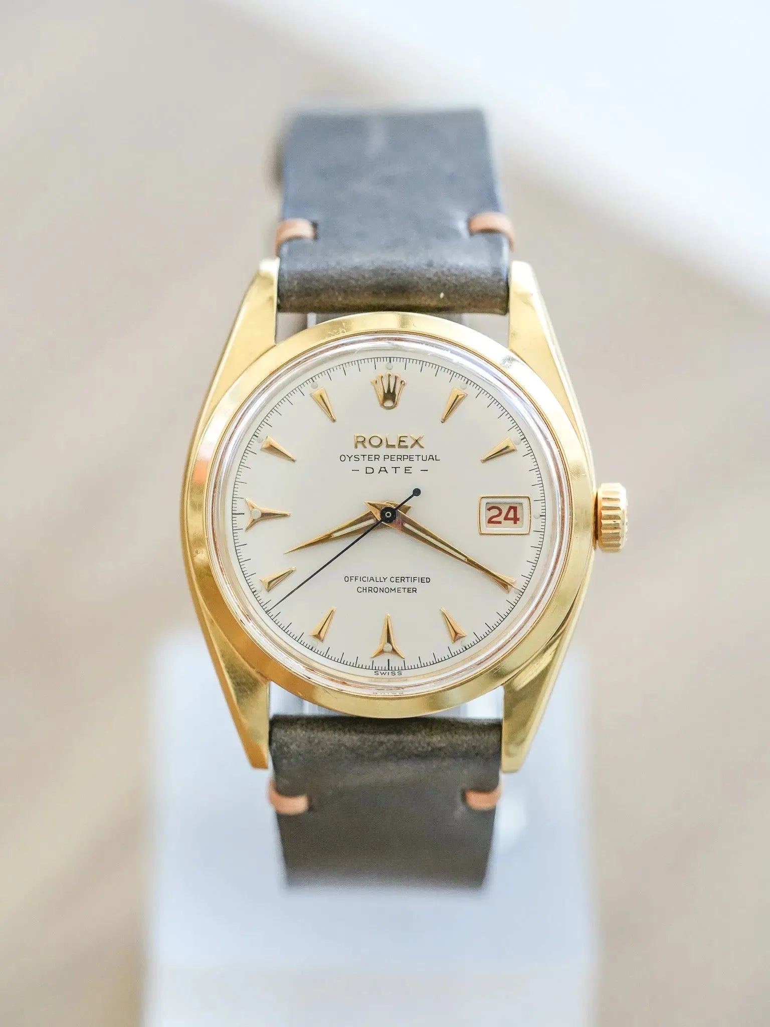 Rolex - Oyster Perpetual Date Plaqué or 6530 COSC - 1954 