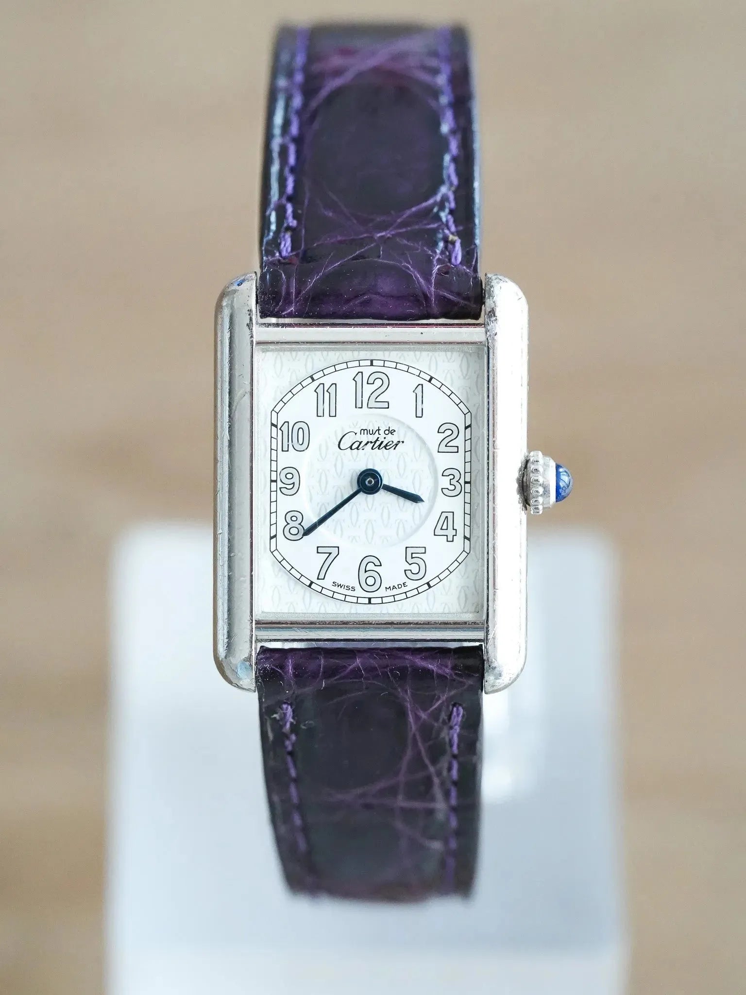 Cartier - Tank Must SM Plata maciza con hebilla desplegable - 1990s 