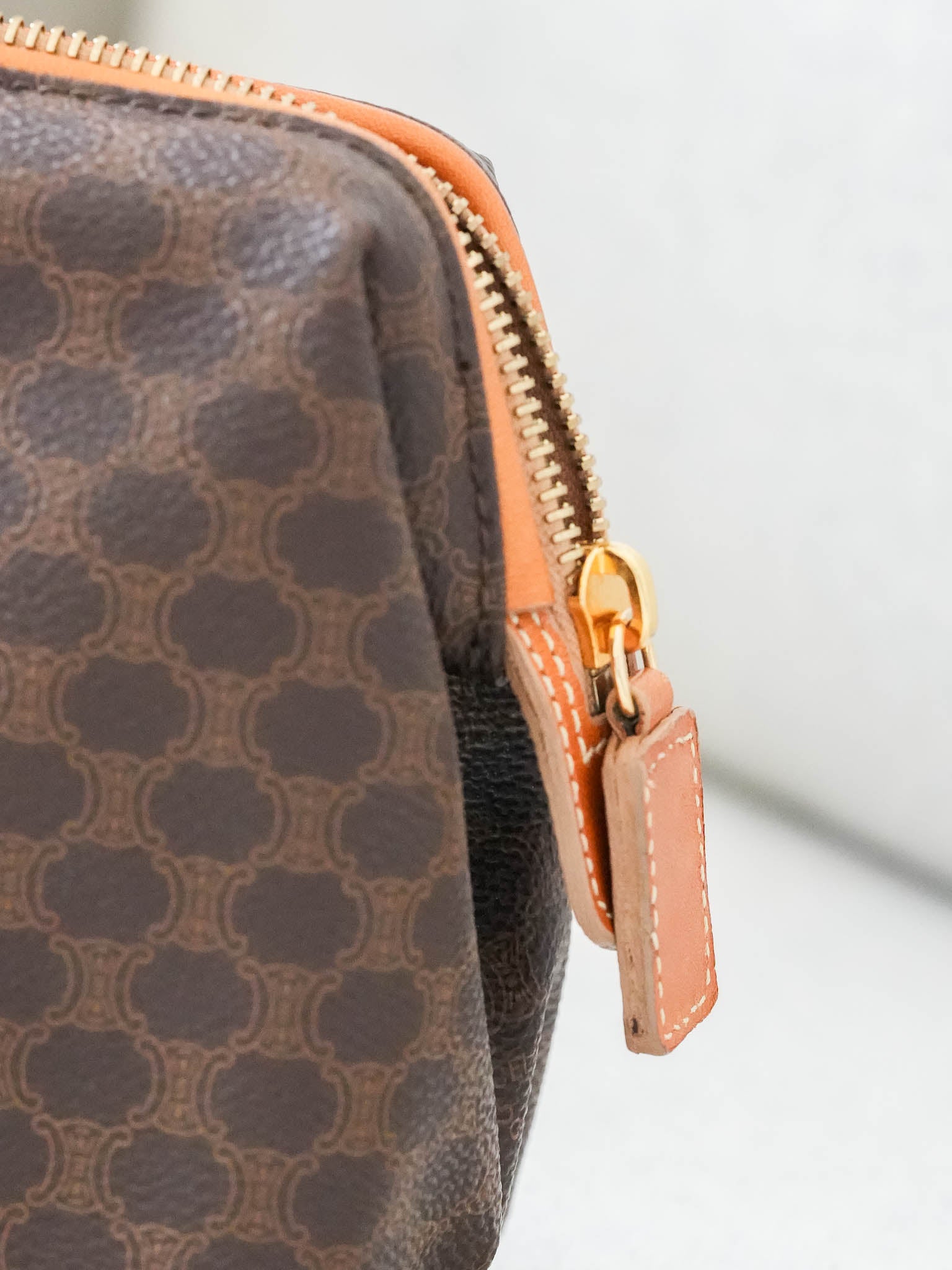 Celine - Pochette Logo Cuir Horizontale