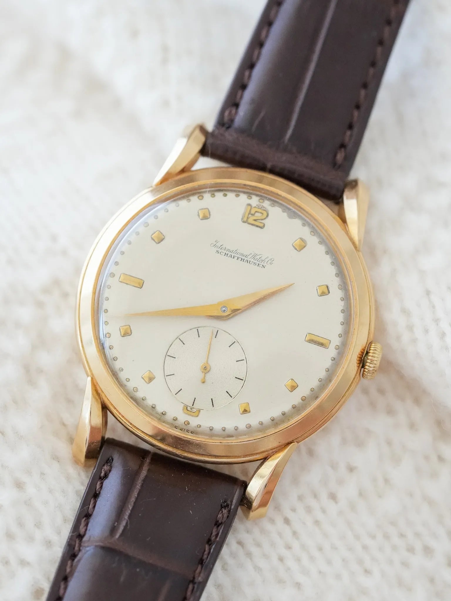 IWC - Calatrava Oro amarillo 18k Lugs en forma de lágrima - 1940s 