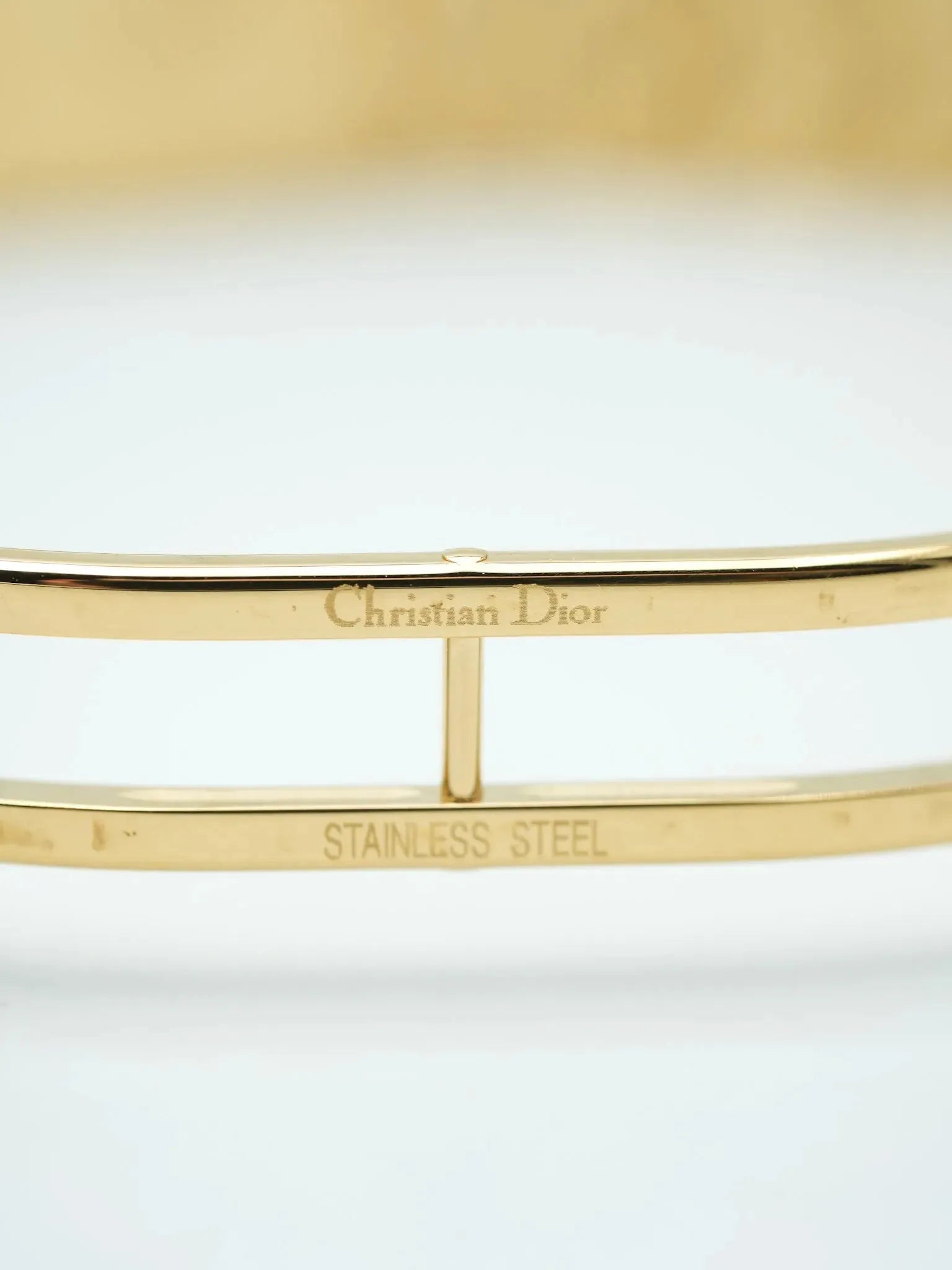 Christian Dior - Bracciale Integrato Oro Donna D70-150 - 1990s 