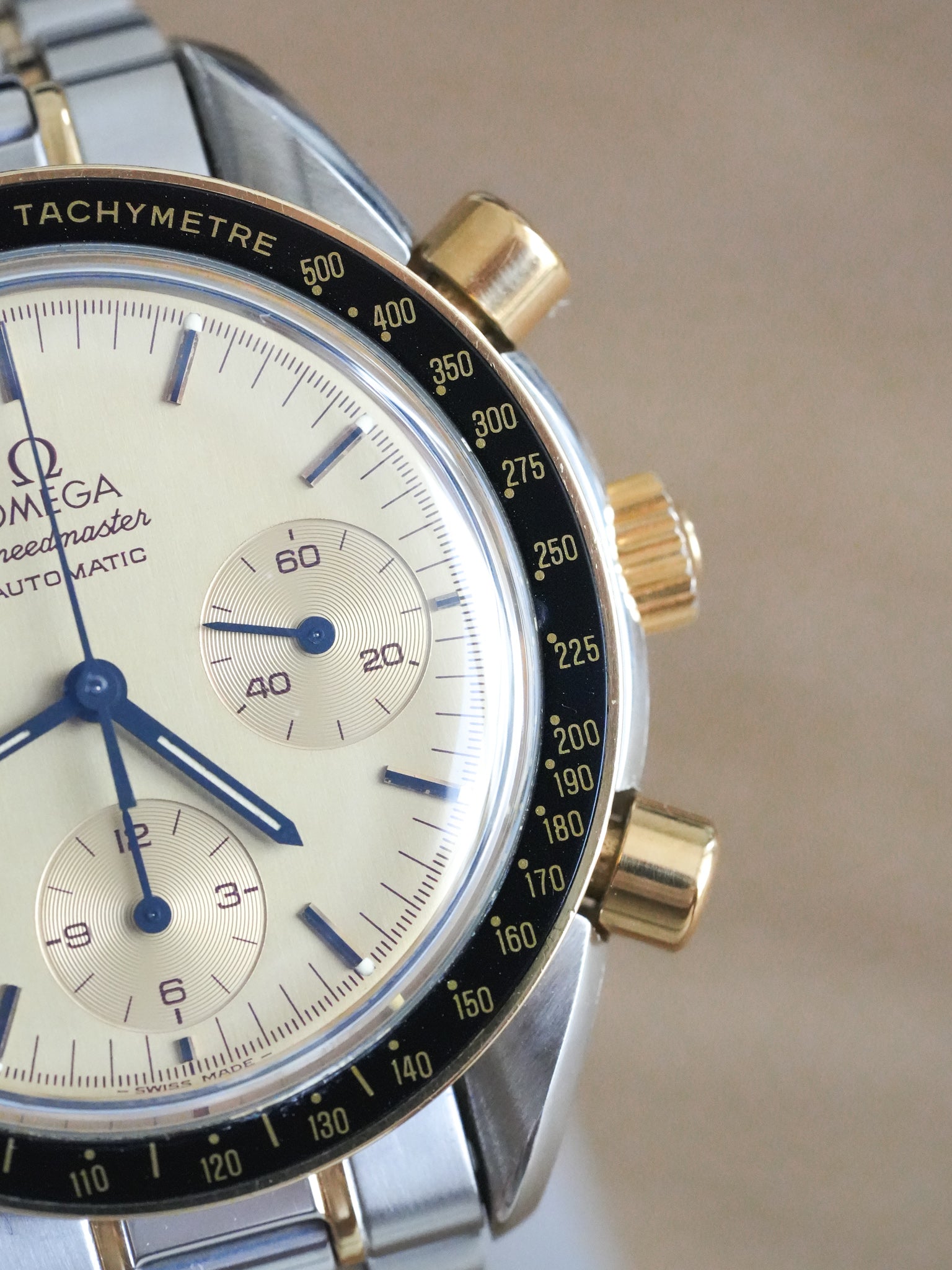 Omega - Speedmaster Уменьшено 175.0032 Сталь Золото Циферблат Золото - 1989 