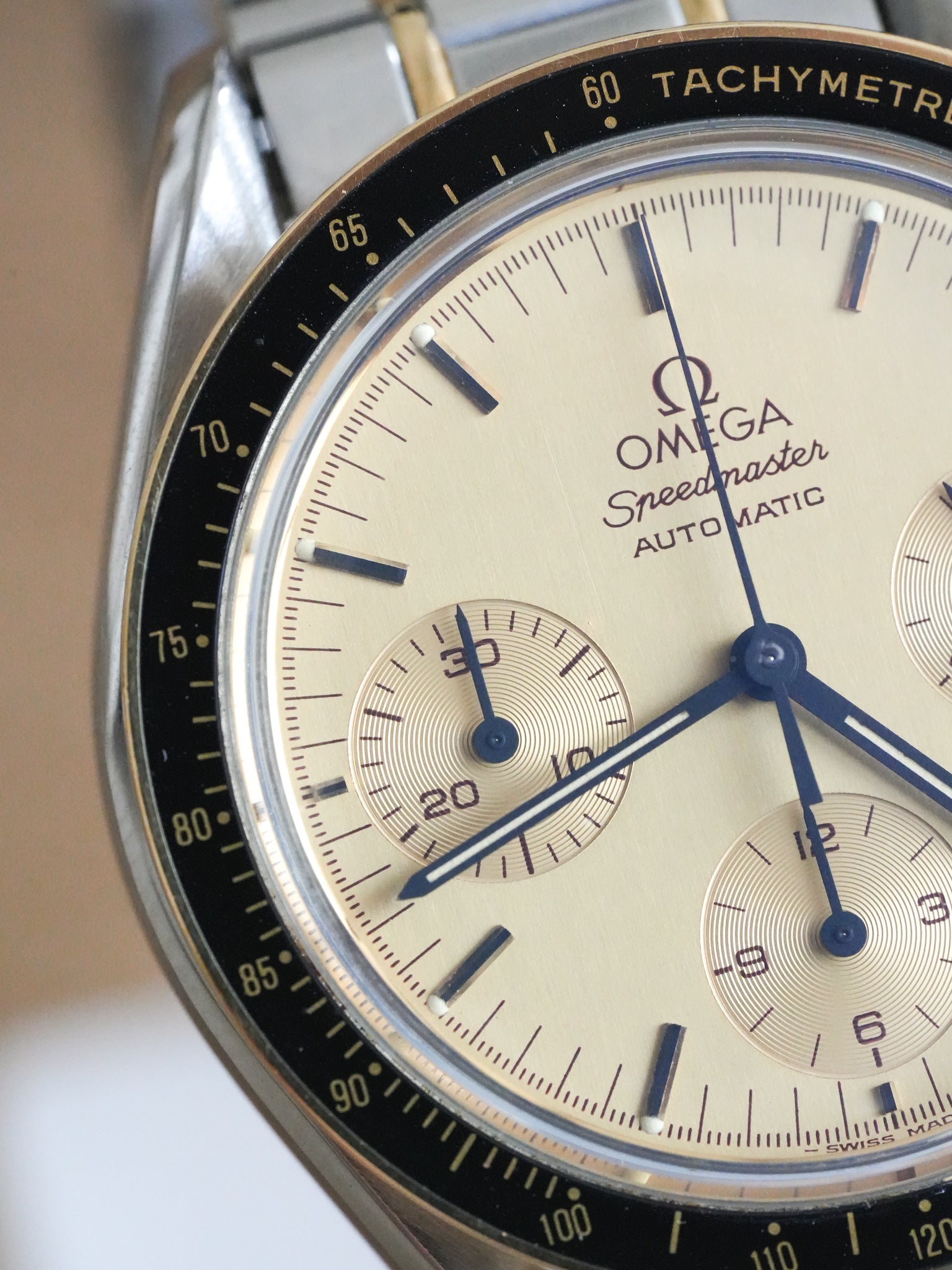 Omega - Speedmaster Уменьшено 175.0032 Сталь Золото Циферблат Золото - 1989 