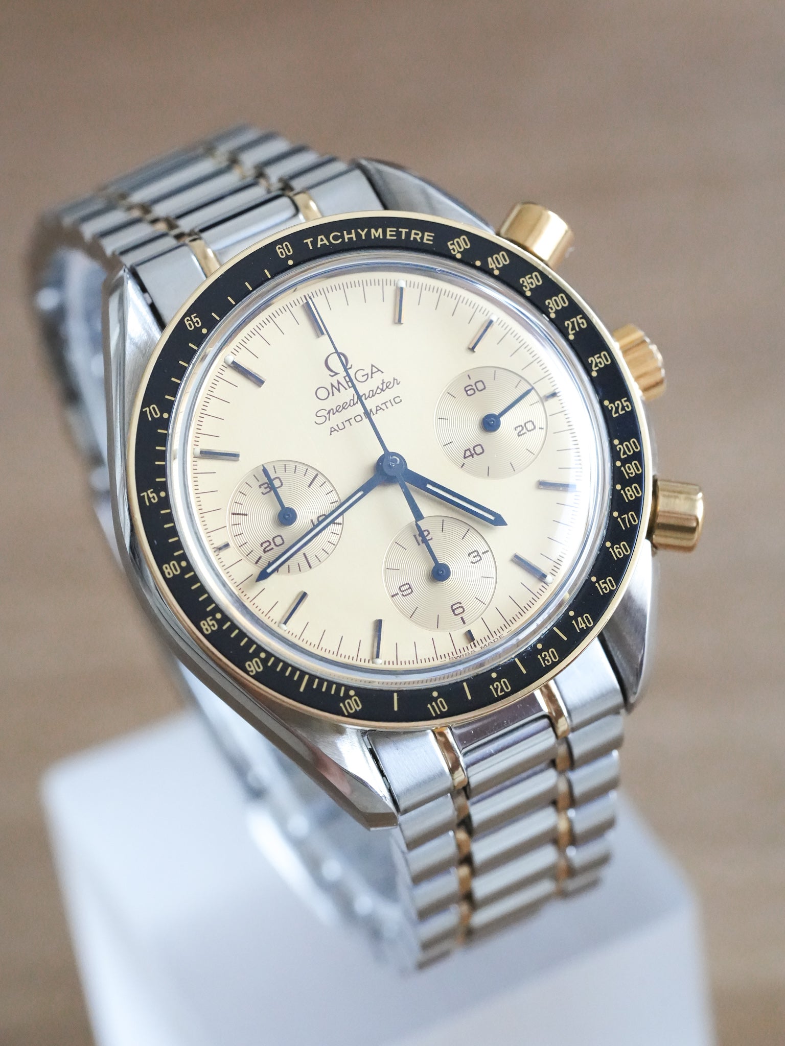 Omega - Speedmaster Уменьшено 175.0032 Сталь Золото Циферблат Золото - 1989 