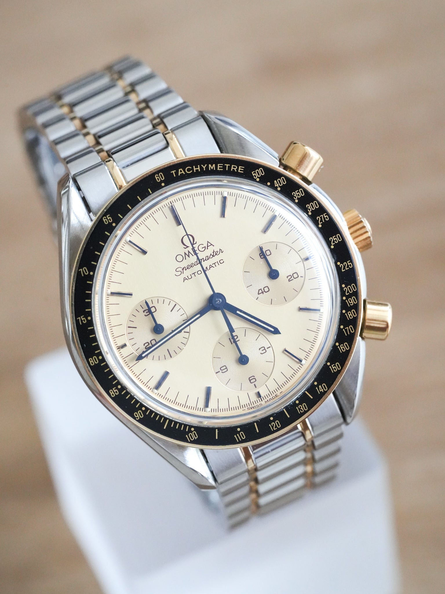 Omega - Speedmaster Уменьшено 175.0032 Сталь Золото Циферблат Золото - 1989 