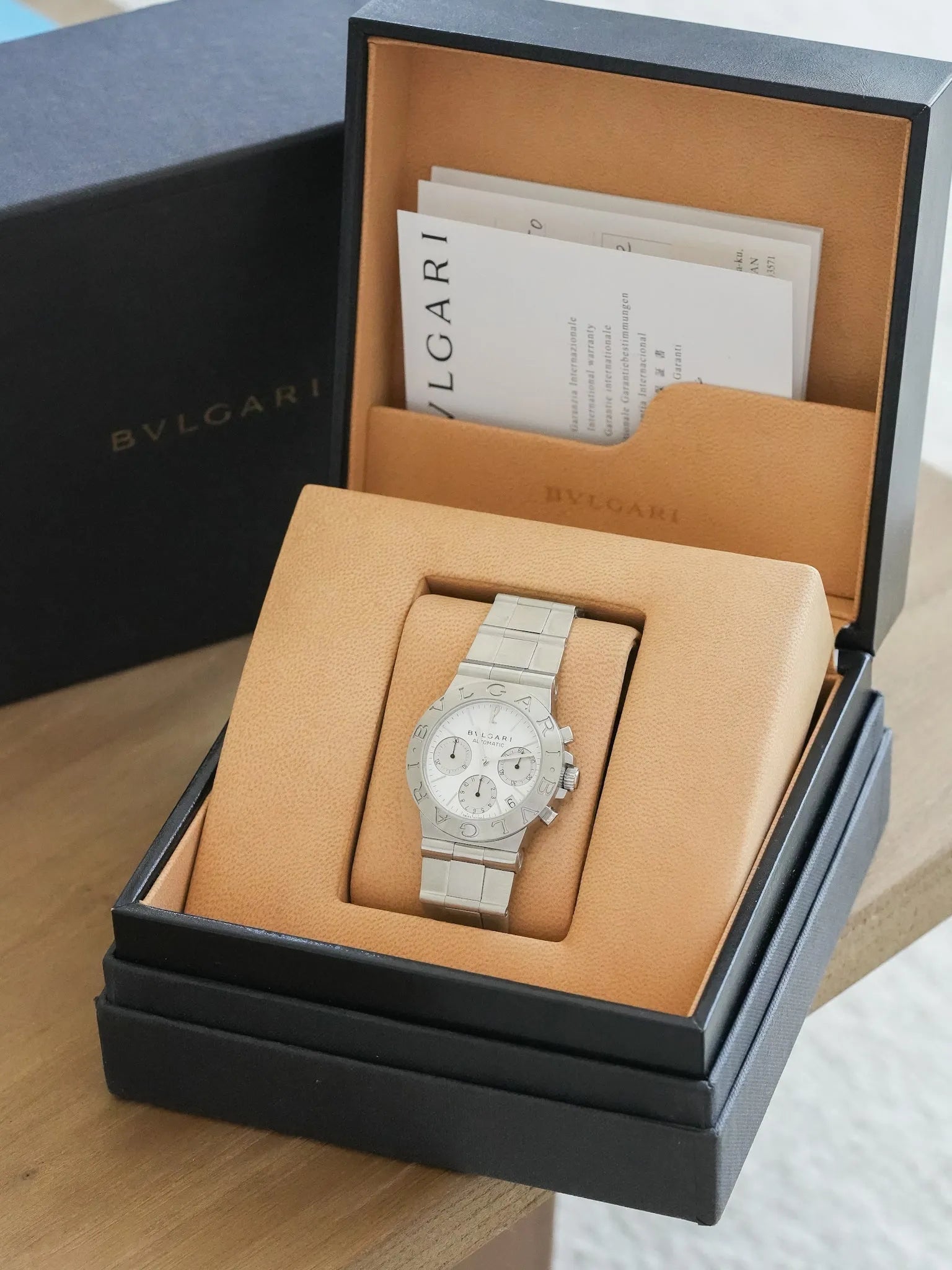 Bvlgari - Diagono Chronographe Acero - Juego completo - 2004 