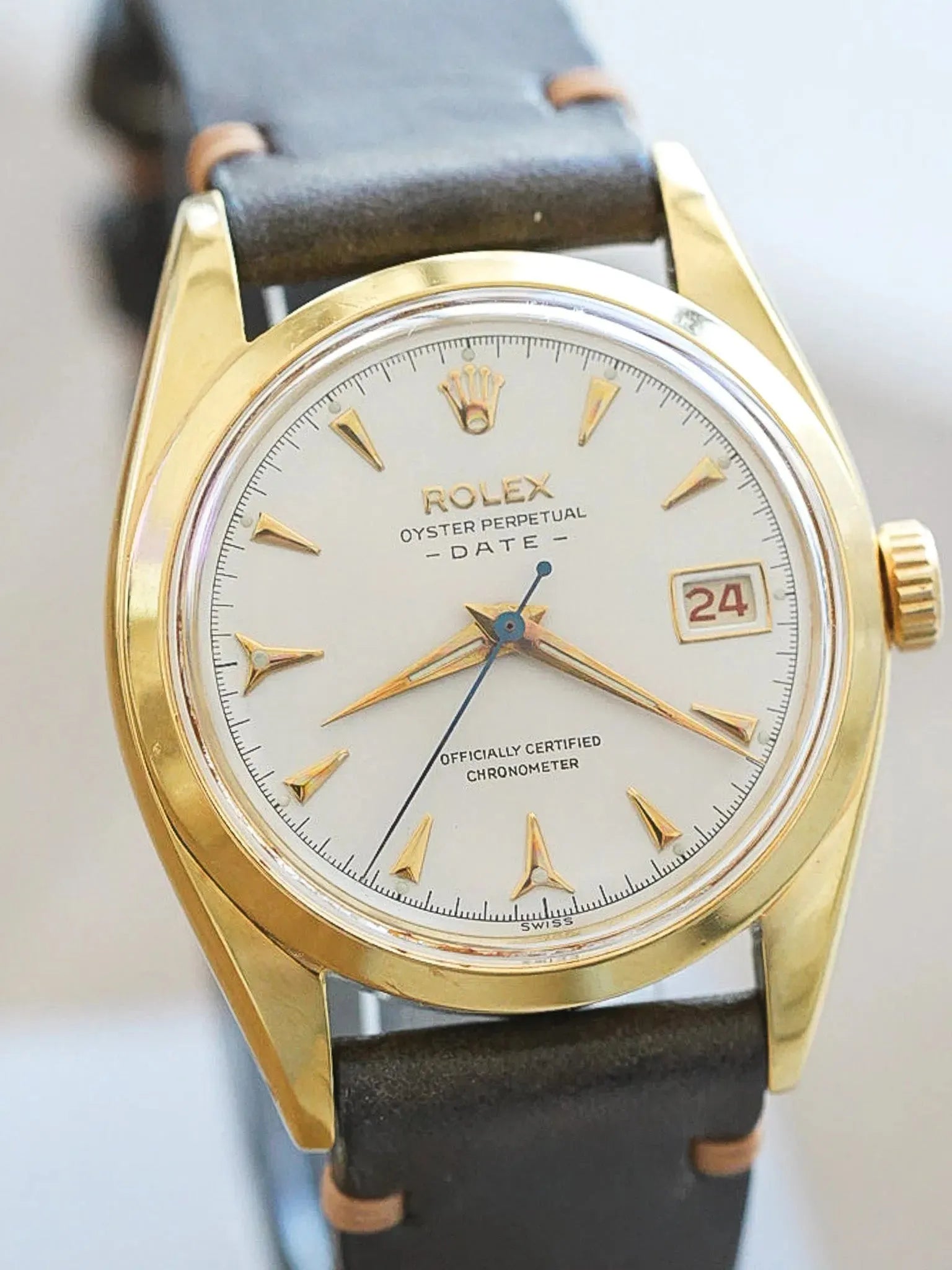 Rolex - Oyster Perpetual Date Plaqué or 6530 COSC - 1954 