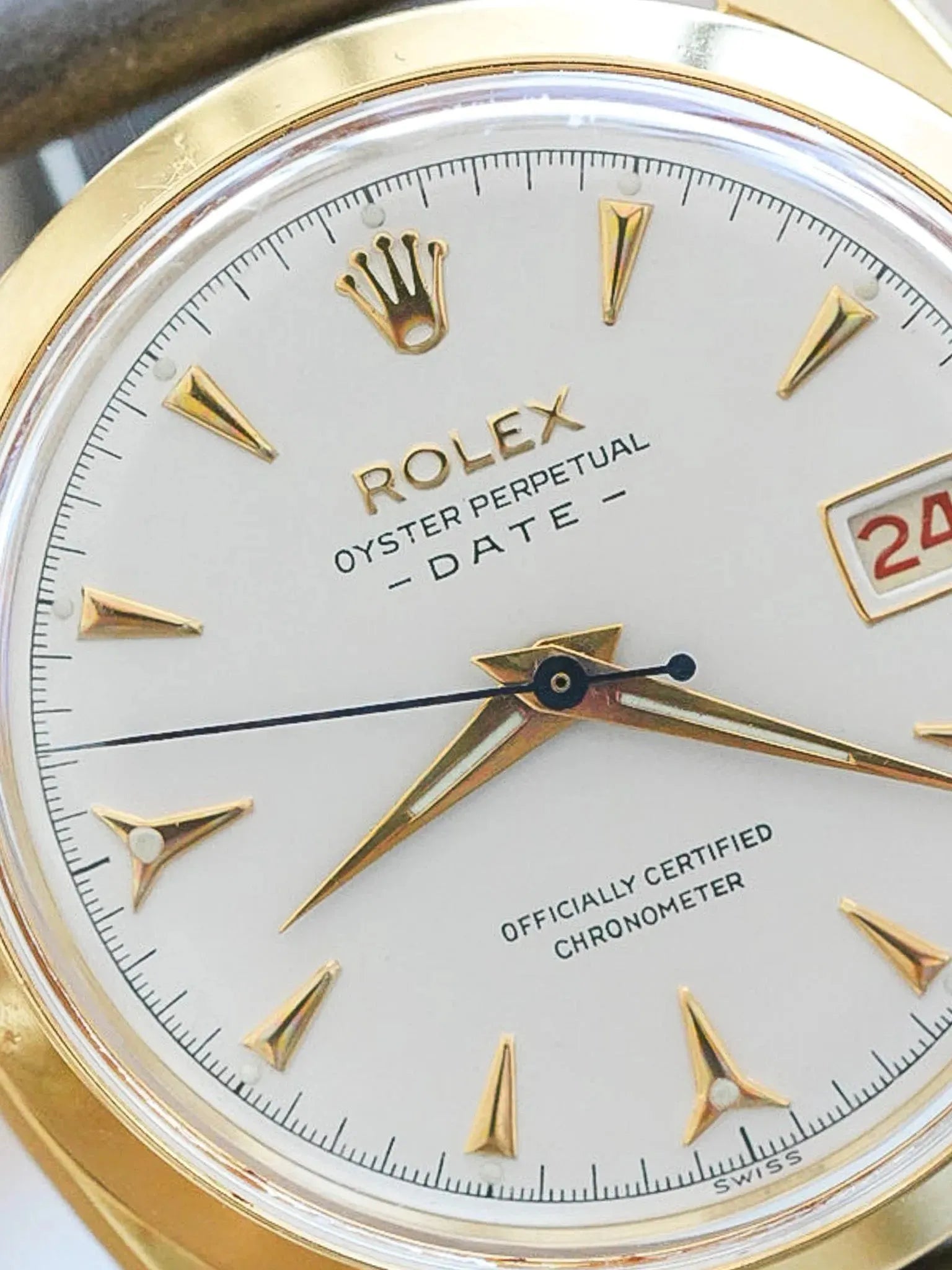 Rolex - Oyster Perpetual Date Plaqué or 6530 COSC - 1954 