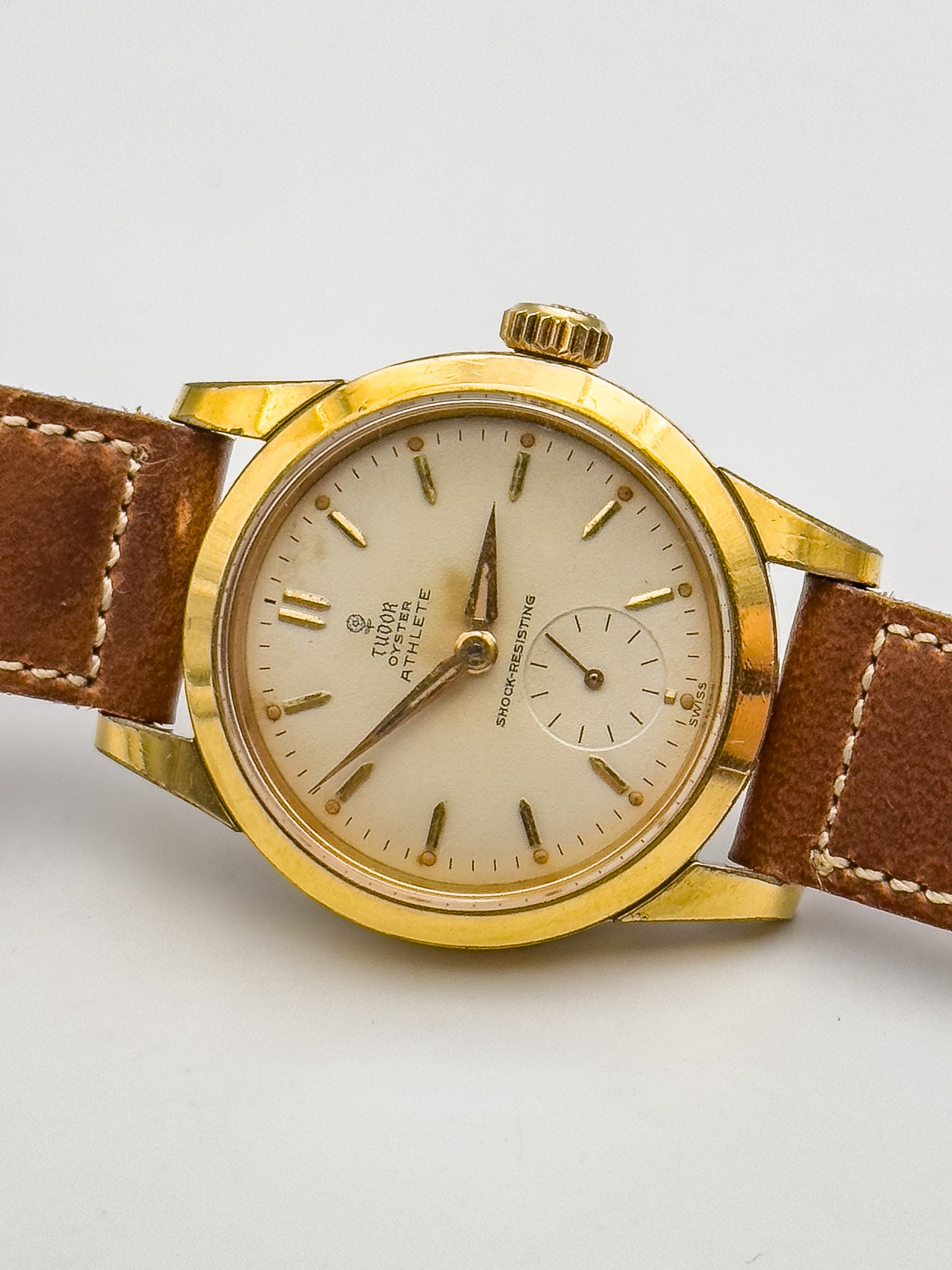 Tudor Rolex - Edition Athelete 7927 plaqué or - 1959