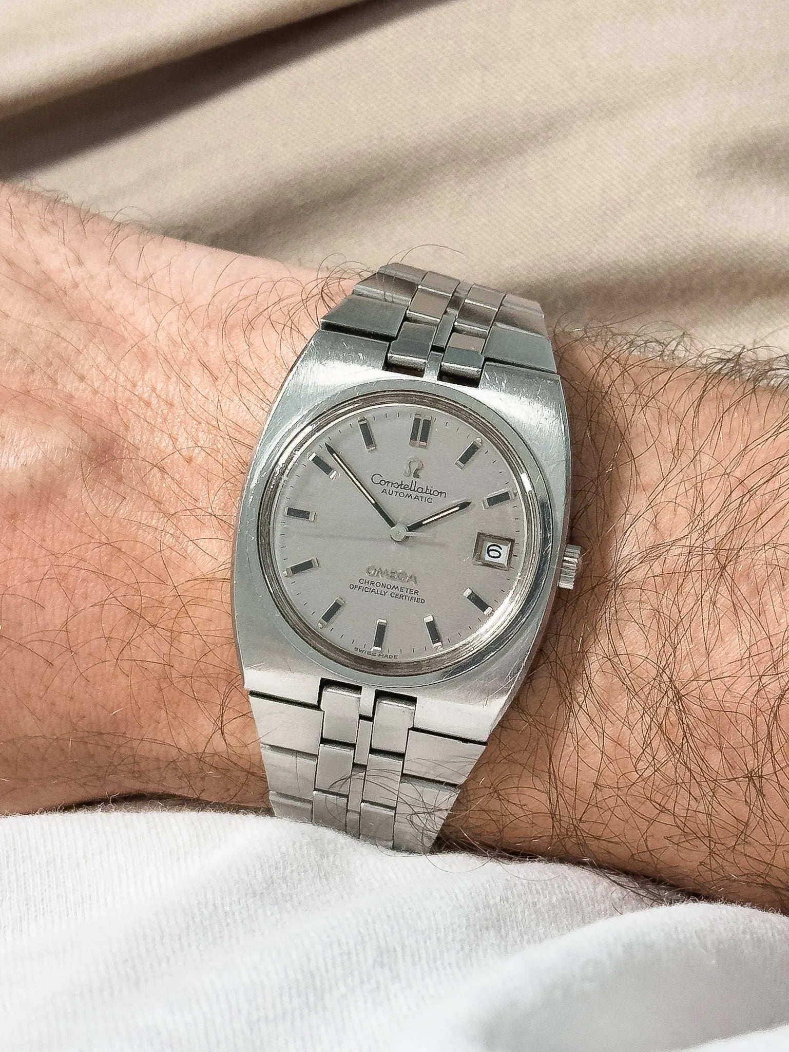 Omega - Constellation COSC Full Steel Oversize - 1970