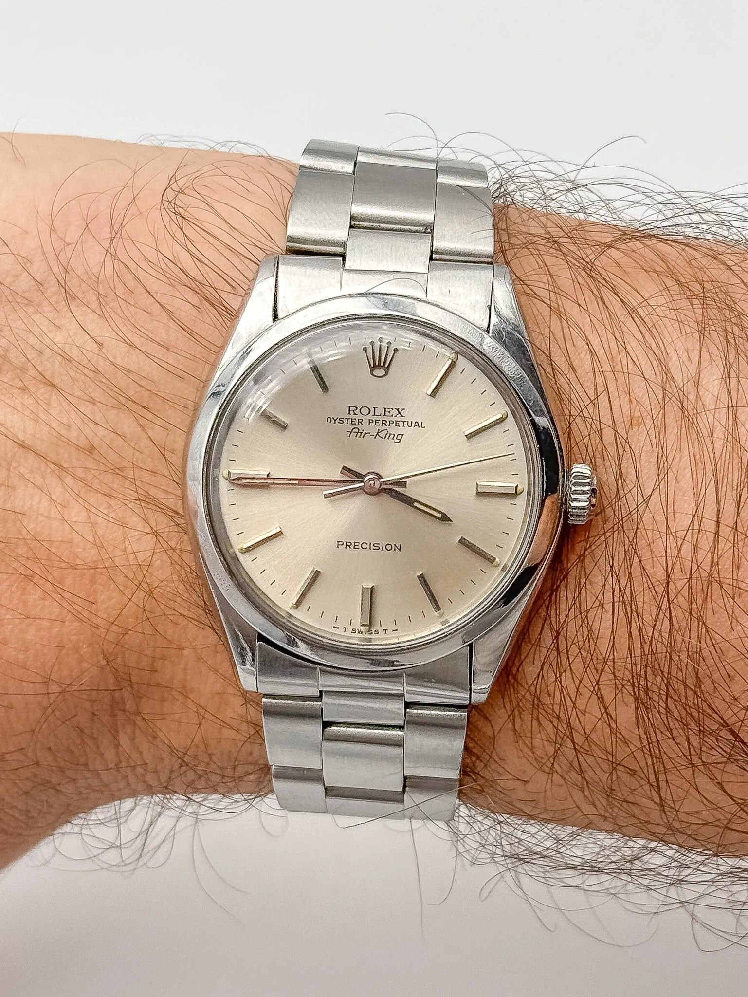 Rolex - Air King Oyster Perpetual 1500 с патинированным шампанским - 1978 