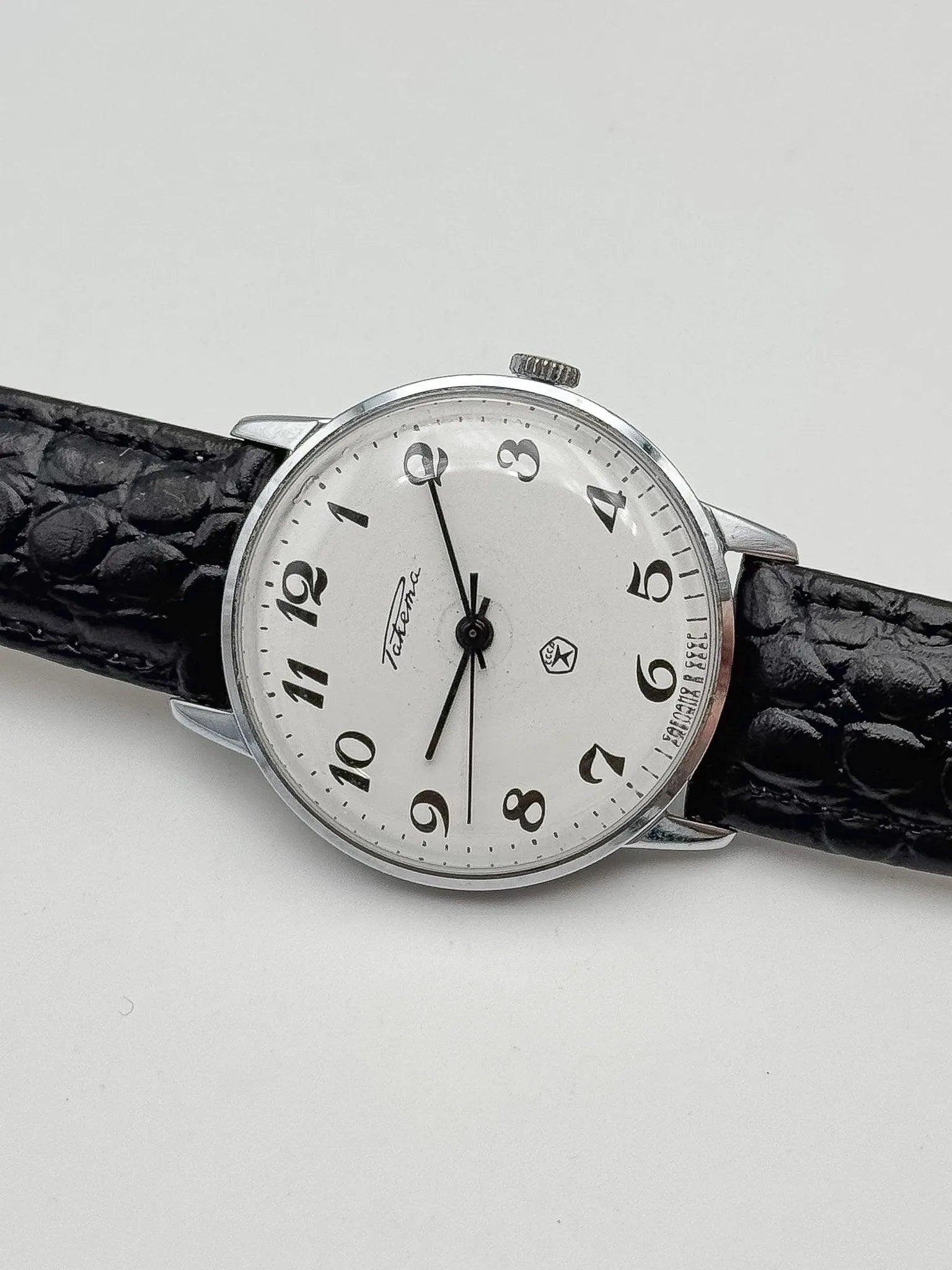 Raketa - Cadran Blanc Chiffres Arabes Noir - 1980s