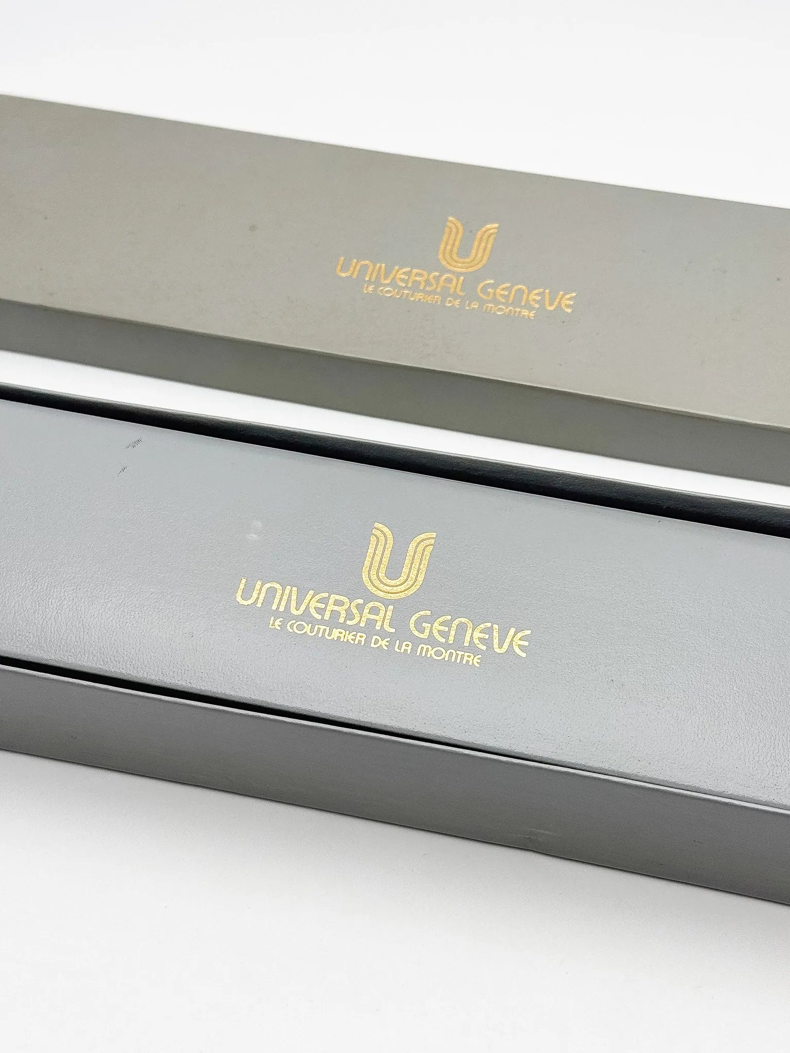 Universal Genève - Cadran Blanc plaqué or - NOS - FULL SET - 1993