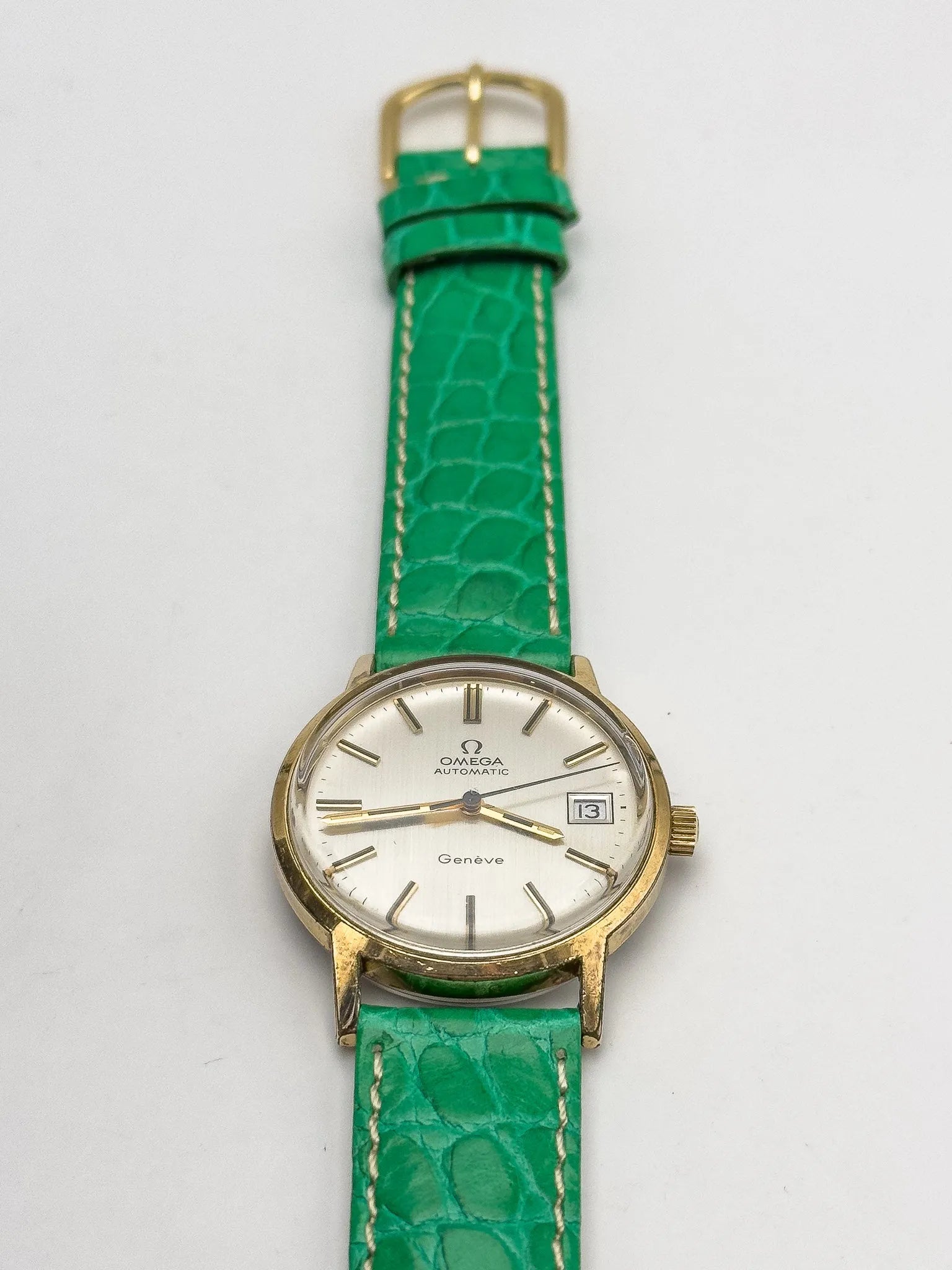 Omega - Genève 166.0163 Plaqué Or Cadran Champagne - 1973