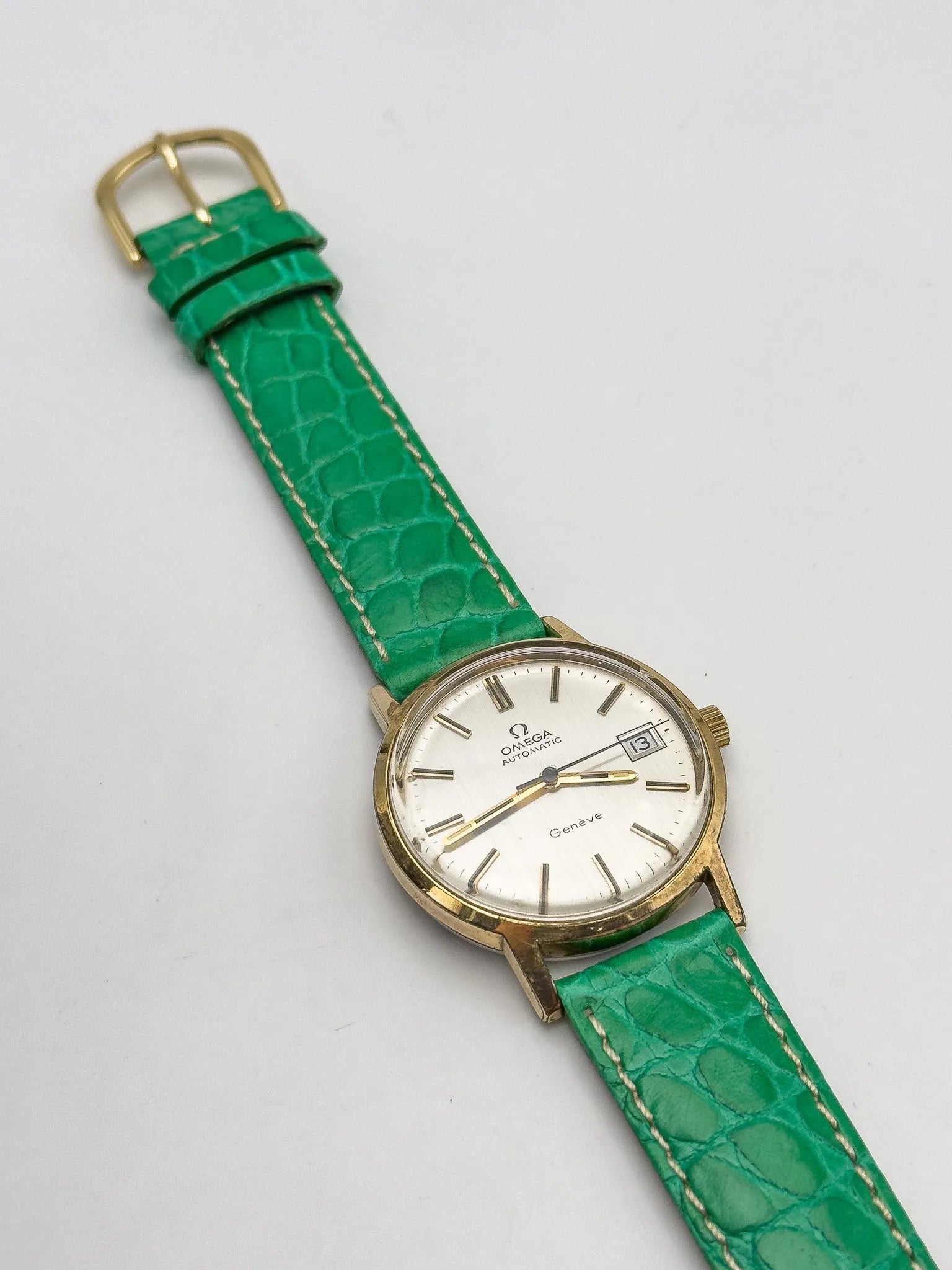 Omega - Genève 166.0163 Plaqué Or Cadran Champagne - 1973