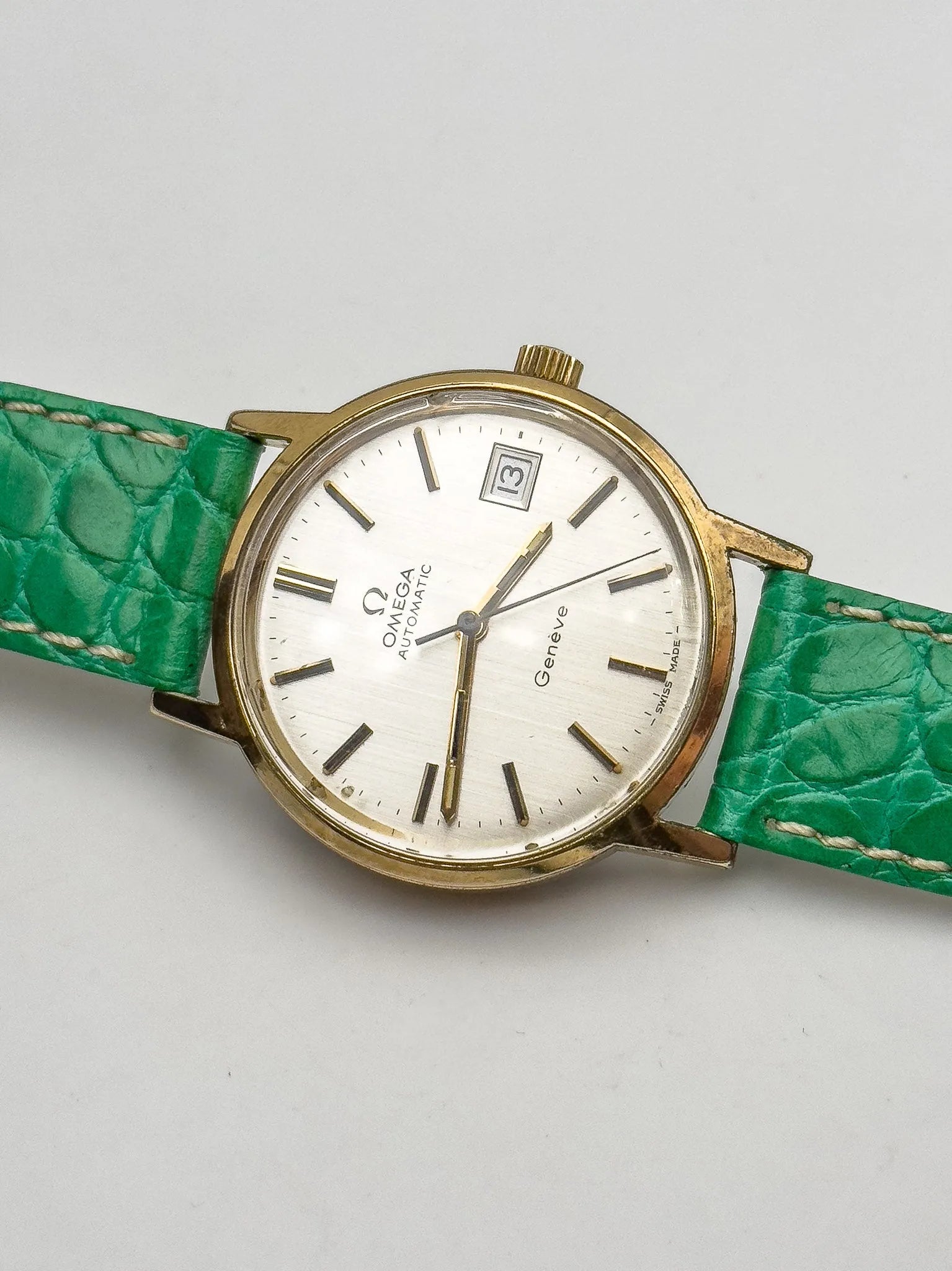 Omega - Genève 166.0163 Plaqué Or Cadran Champagne - 1973