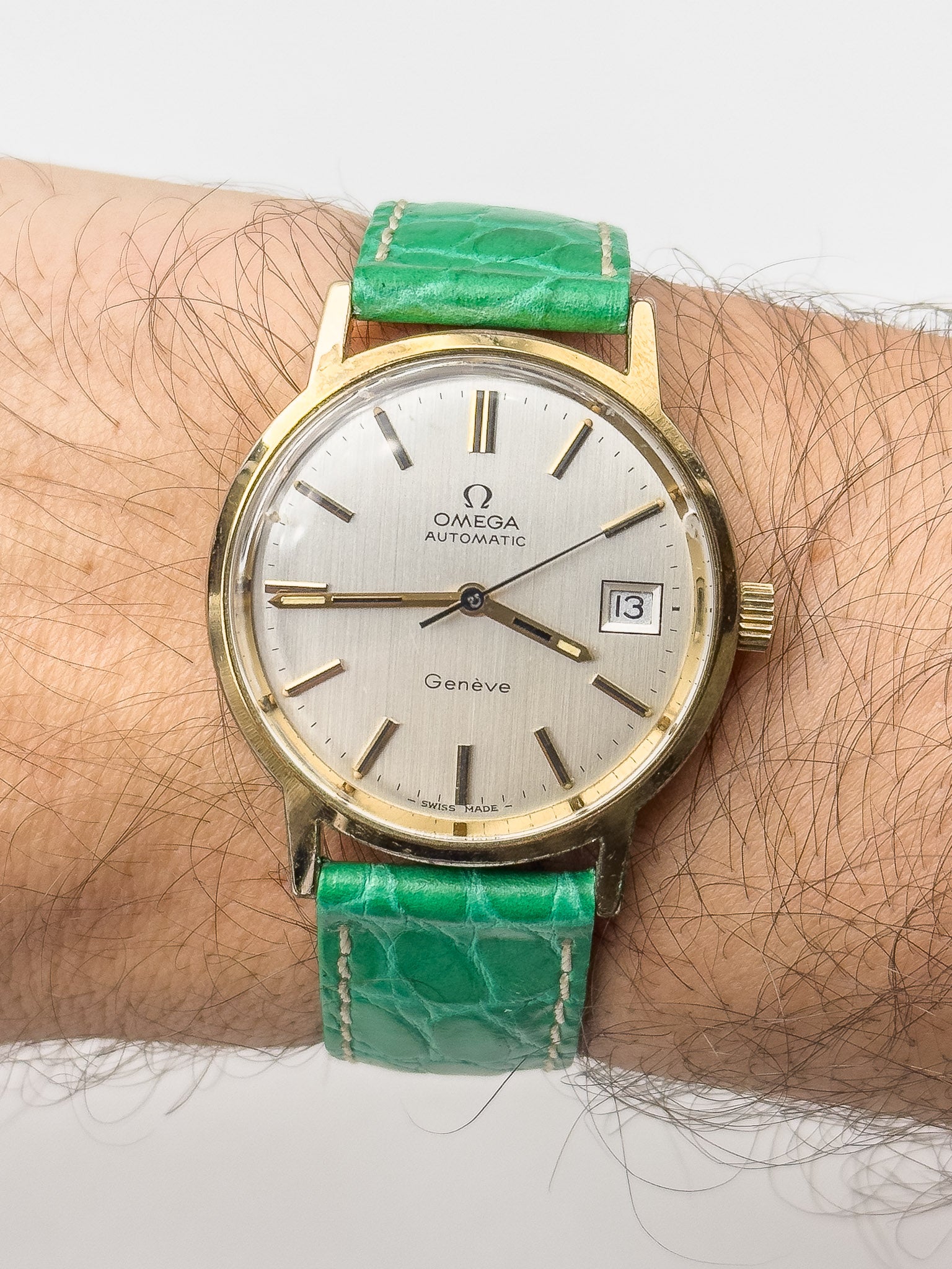 Omega - Genève 166.0163 Plaqué Or Cadran Champagne - 1973