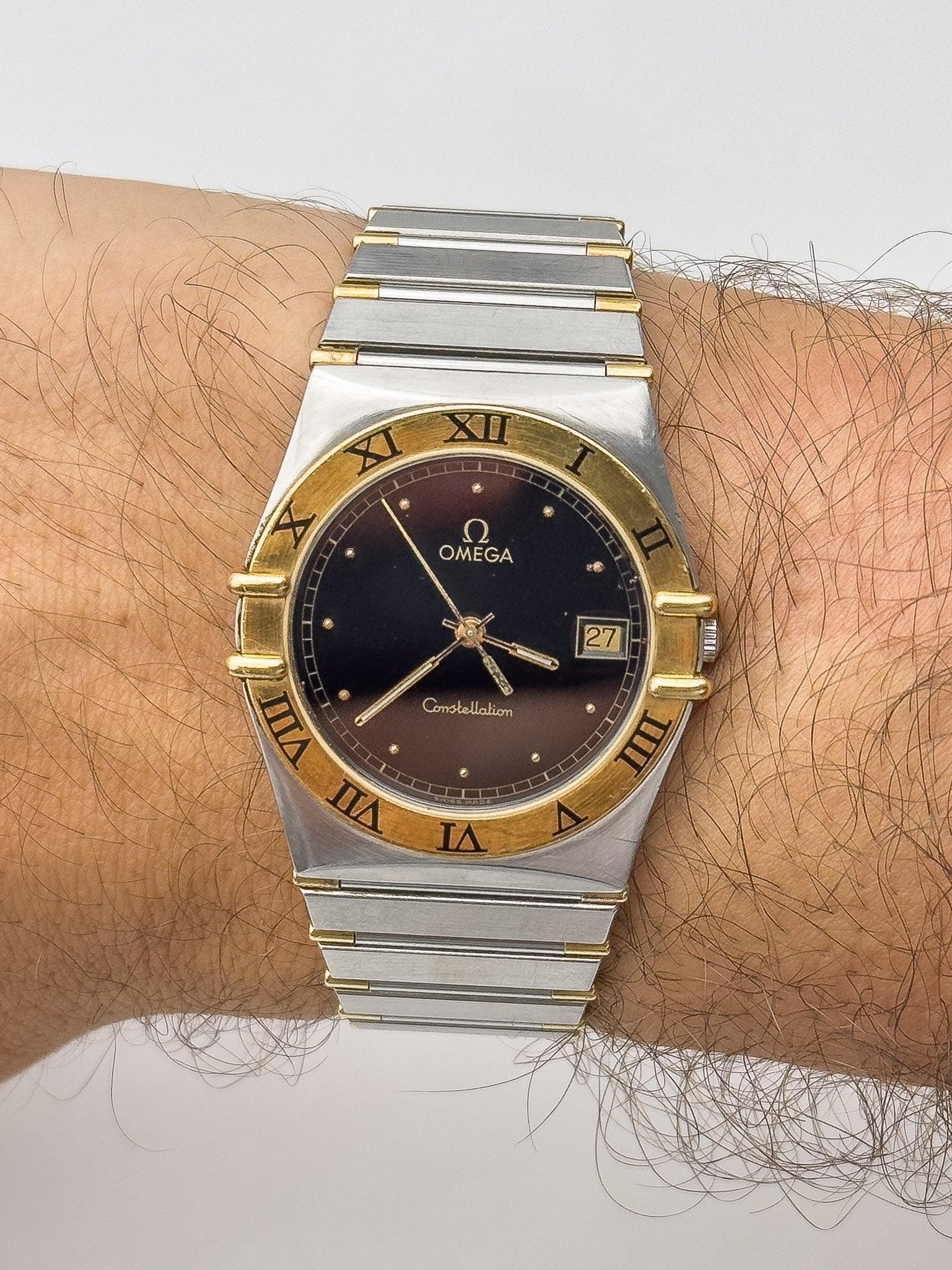 Omega - Konstellation Gold & Steel Black - 1989