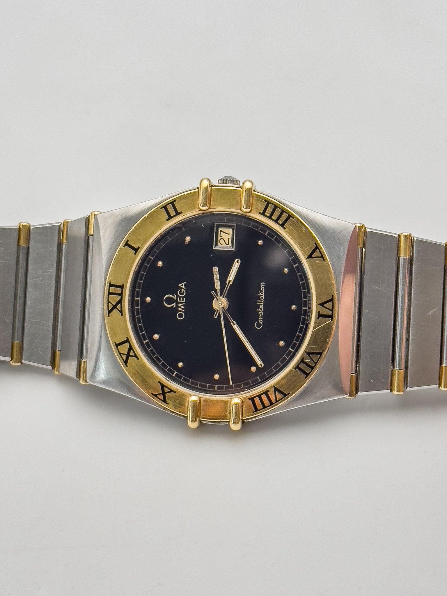 Omega - Konstellation Gold & Steel Black - 1989