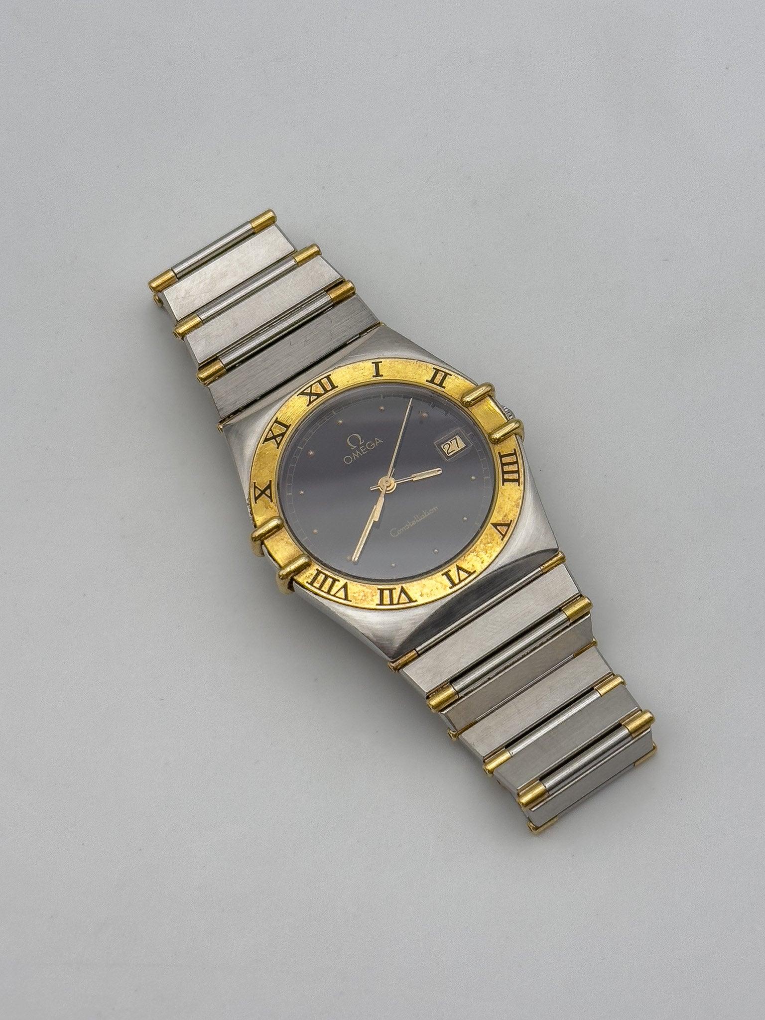 Omega - Constellation Gold & Steel Black - 1989