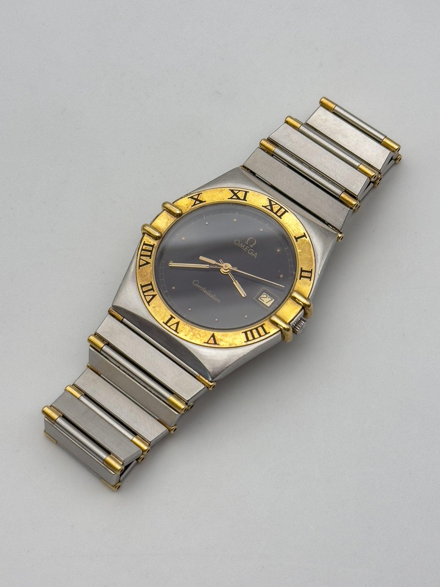 Omega - Constellation Gold & Steel Black - 1989