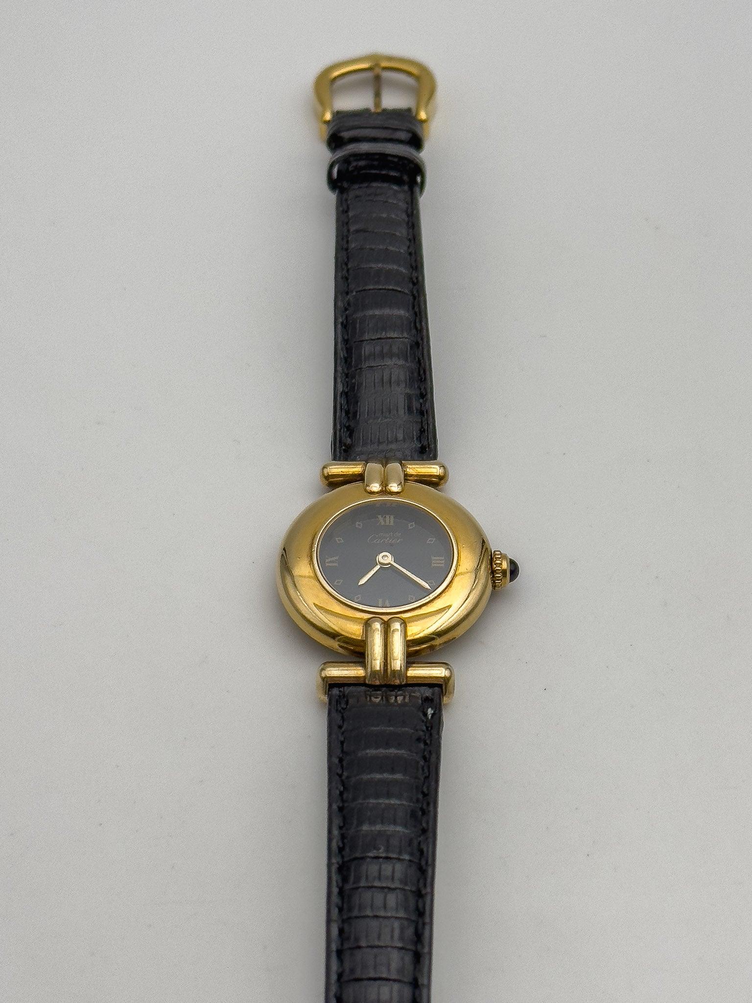 Cartier - Muss Colisée Black Vermeil - 1990's