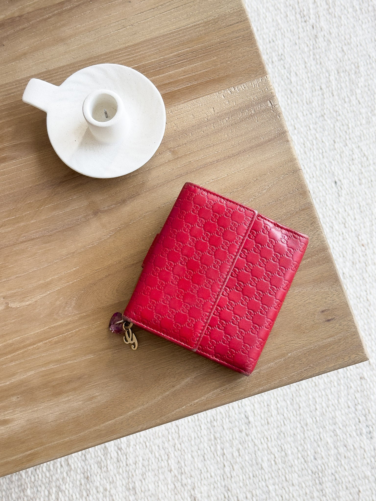 Gucci - GG Leather Wallet Red