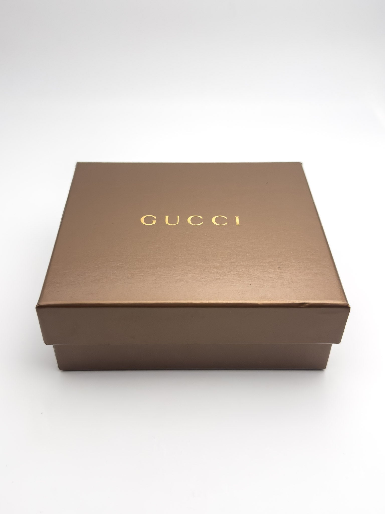 Gucci - GG canvas portfolio white leather