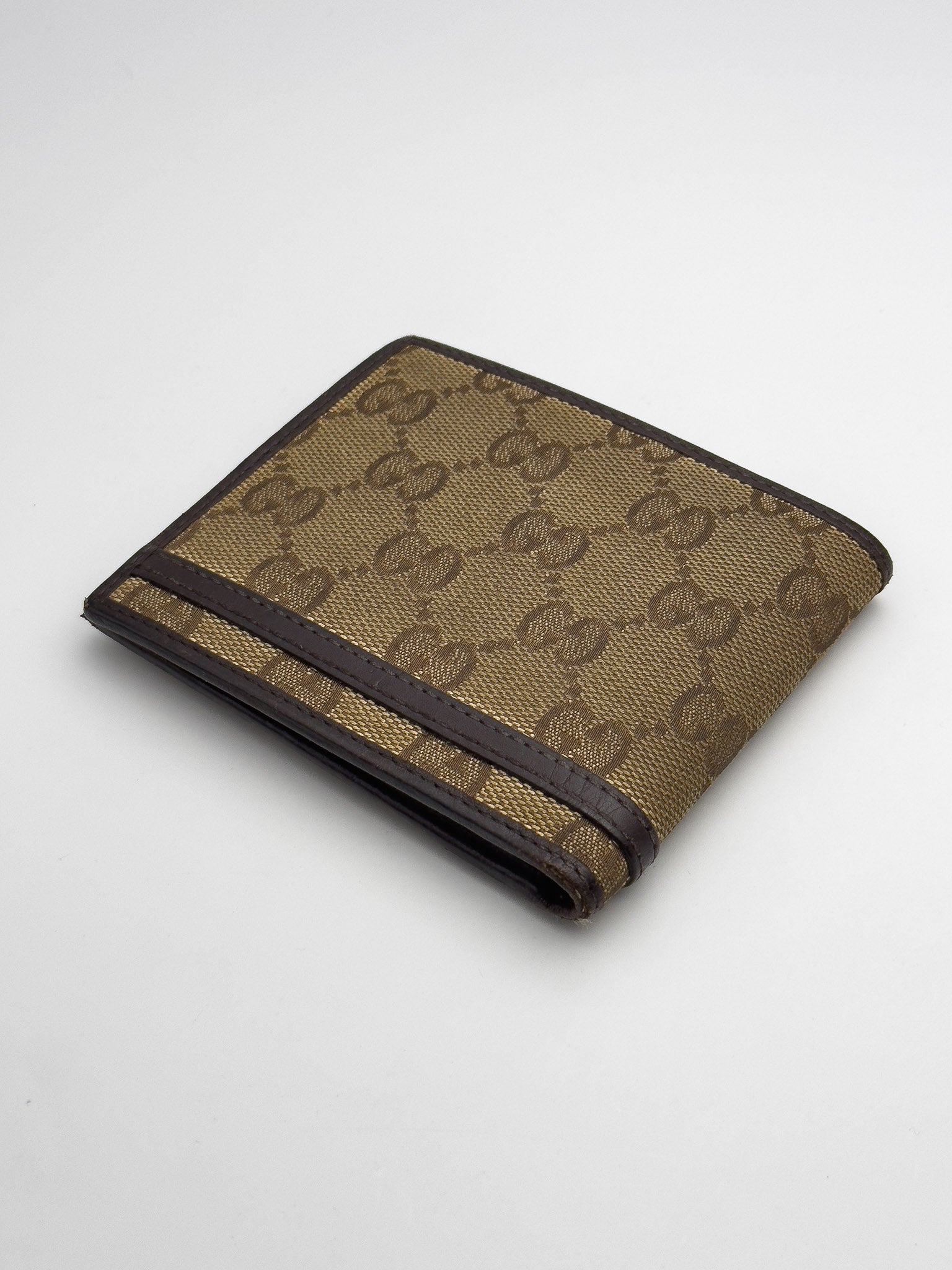 Gucci - Cartera de lona GG