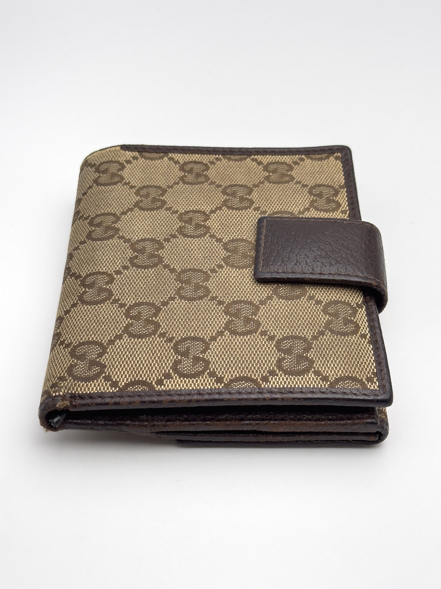 Gucci - GG Canvas Wallet Brown