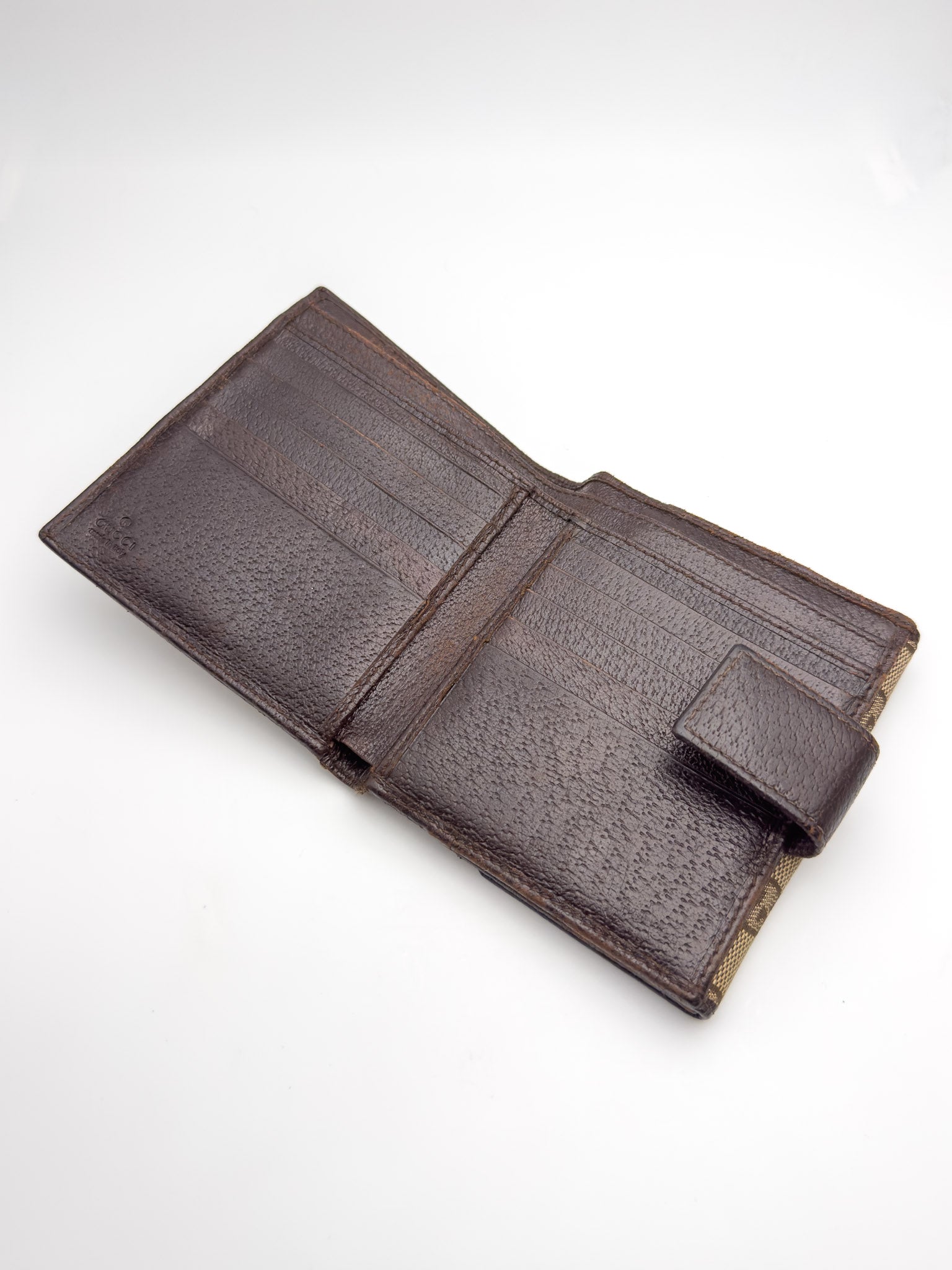 Gucci - GG Canvas Wallet Brown