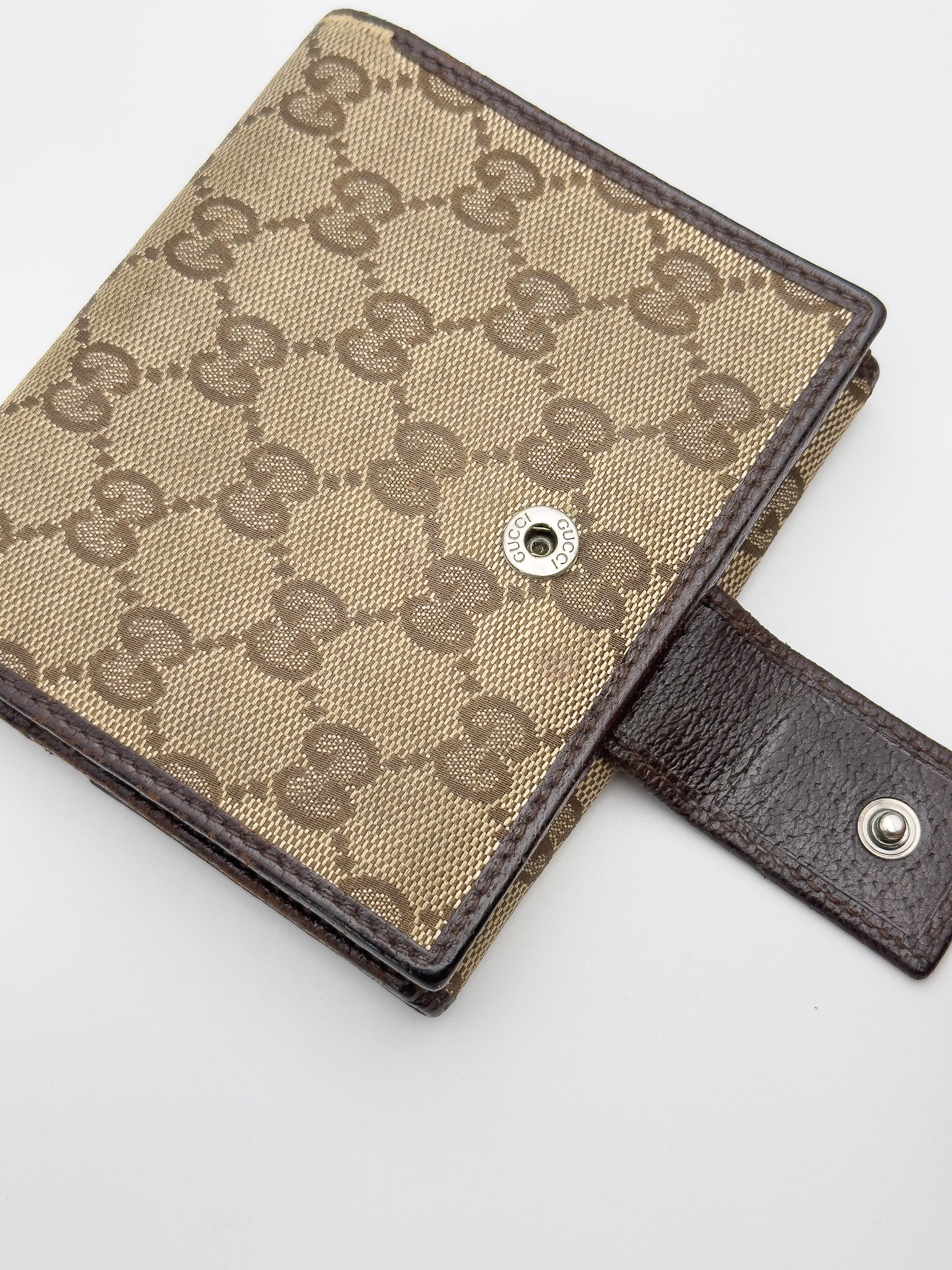 Gucci - GG Canvas Wallet Brown