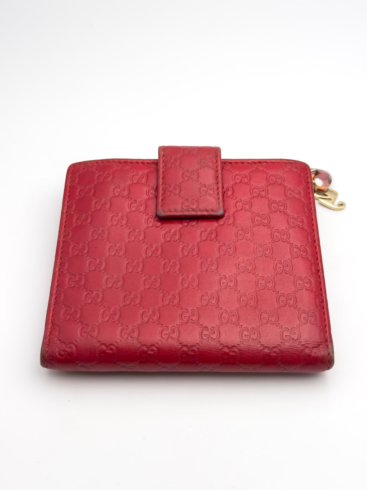 Gucci - GG Leather Wallet Red