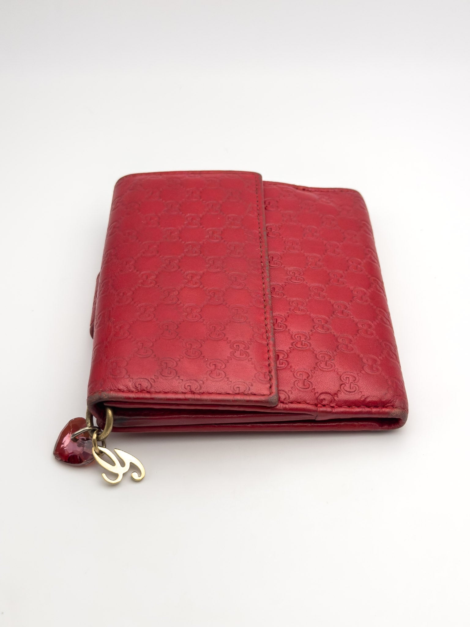 Gucci - GG Leather Wallet Red