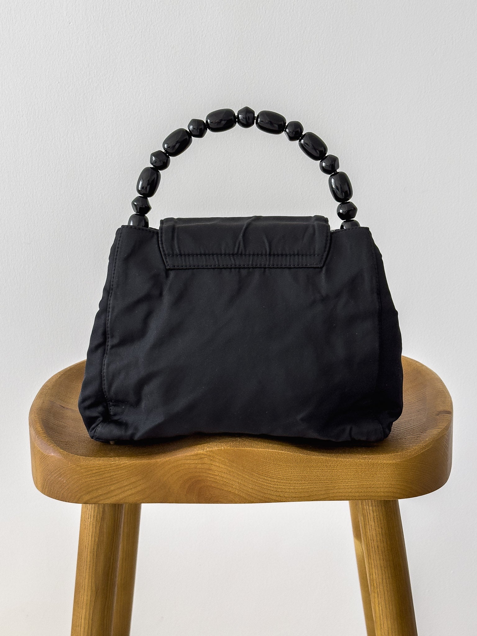 Dior - Sac à main noir perle