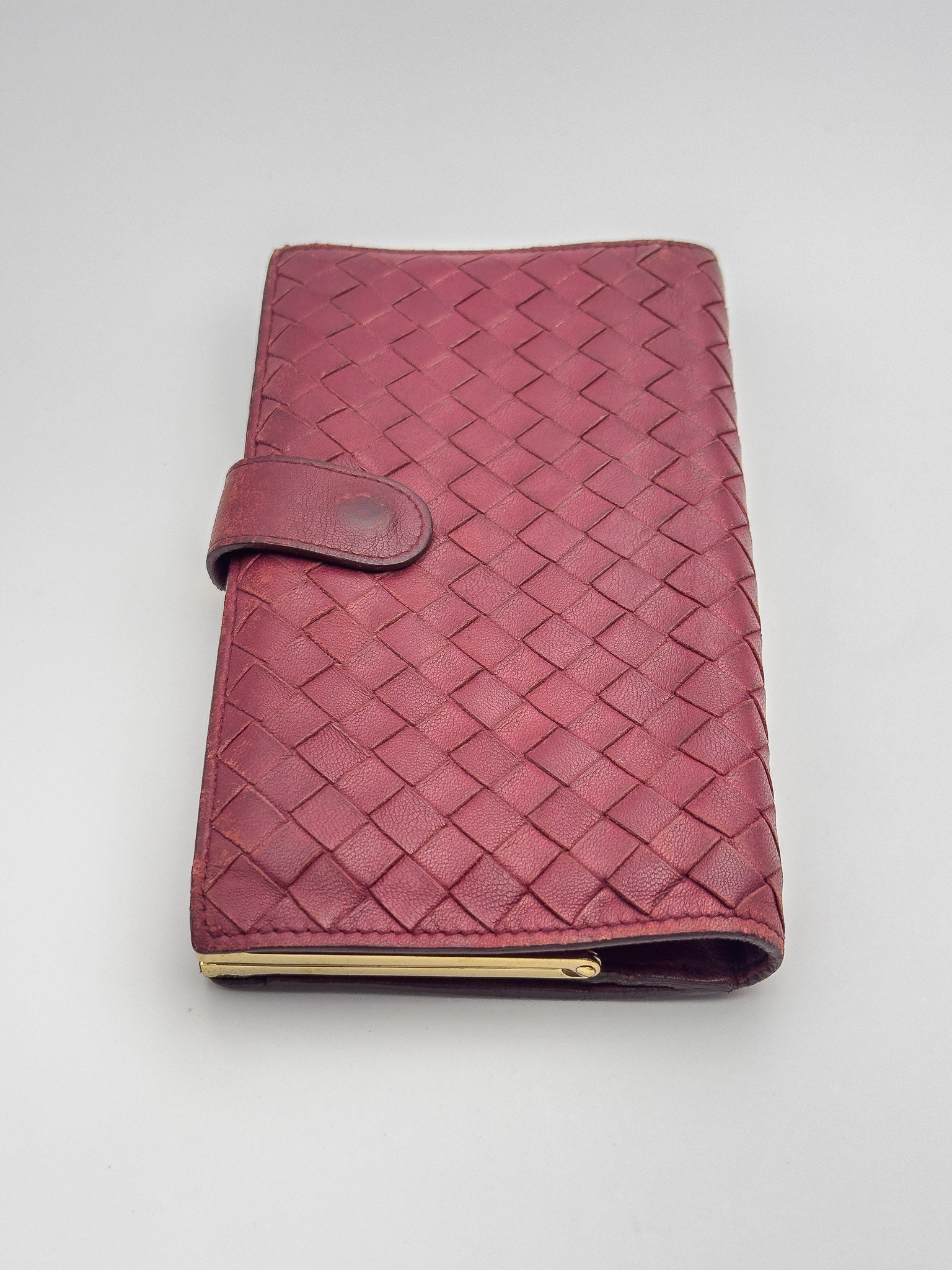 Bottega Veneta - Bordeaux leather wallet