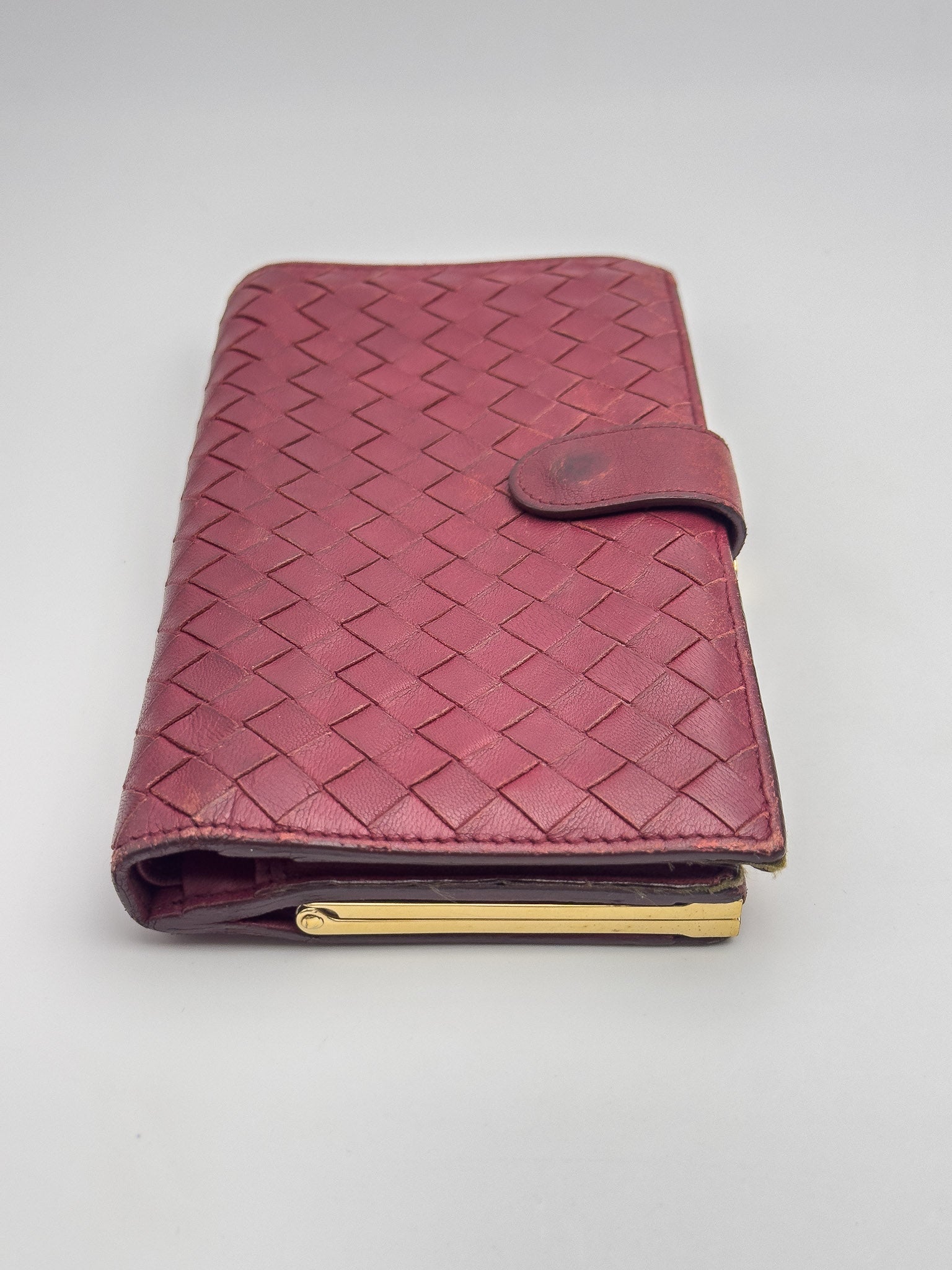 Bottega Veneta - Bordeaux leather wallet