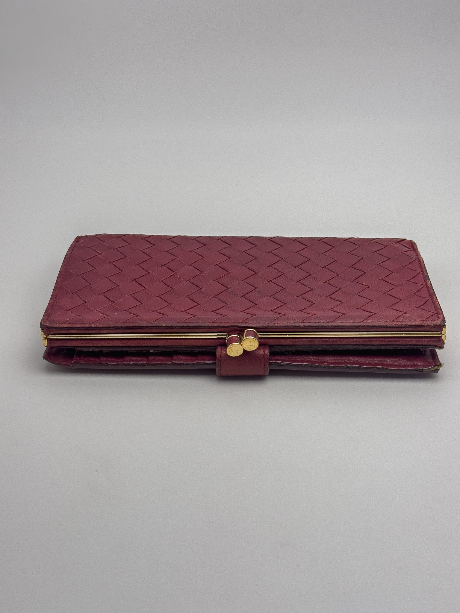 Bottega Veneta - Bordeaux leather wallet