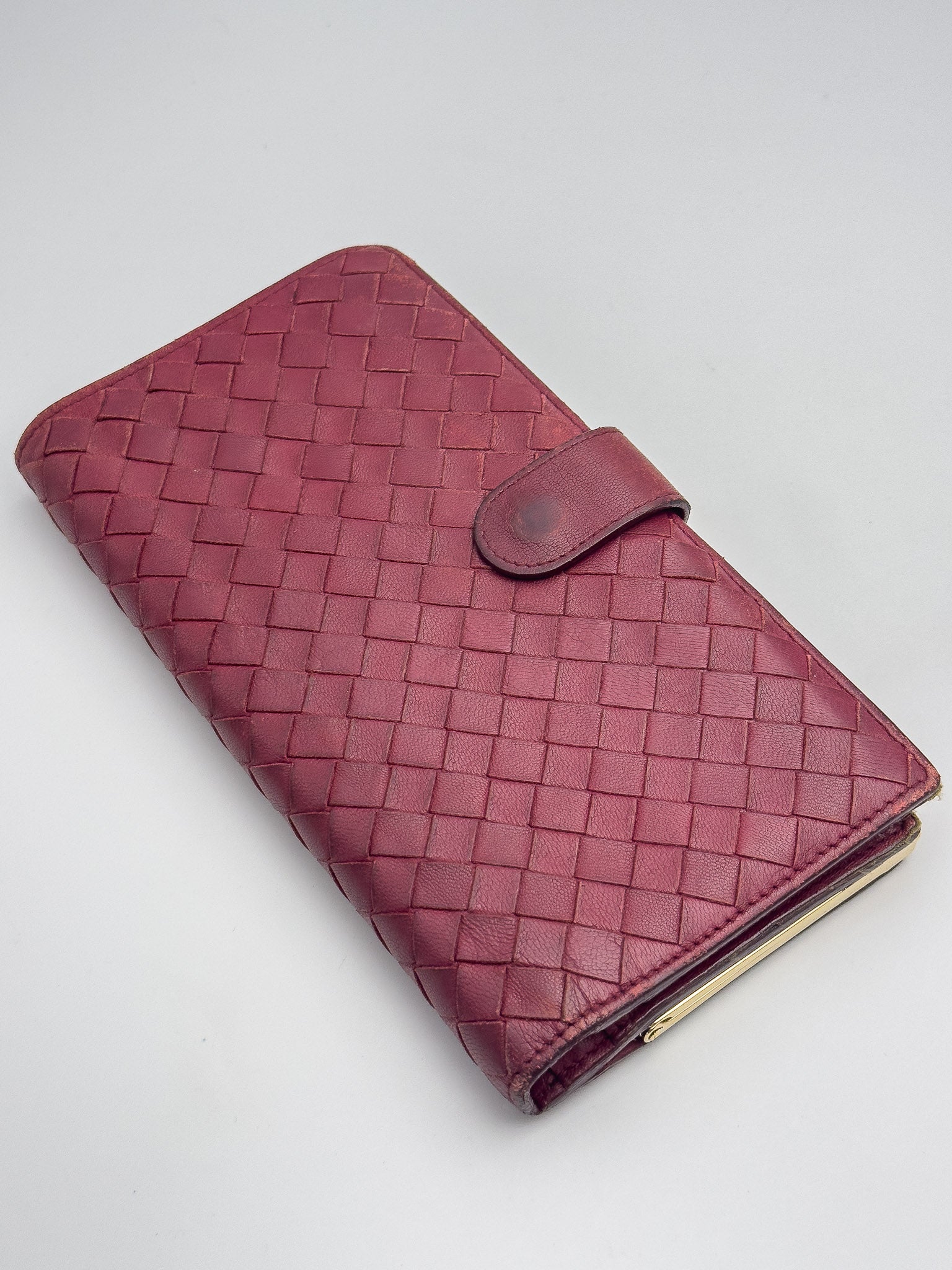 Bottega Veneta - Bordeaux leather wallet