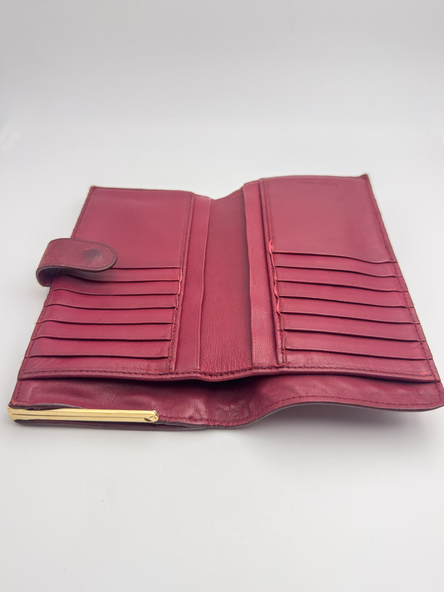 Bottega Veneta - Bordeaux leather wallet